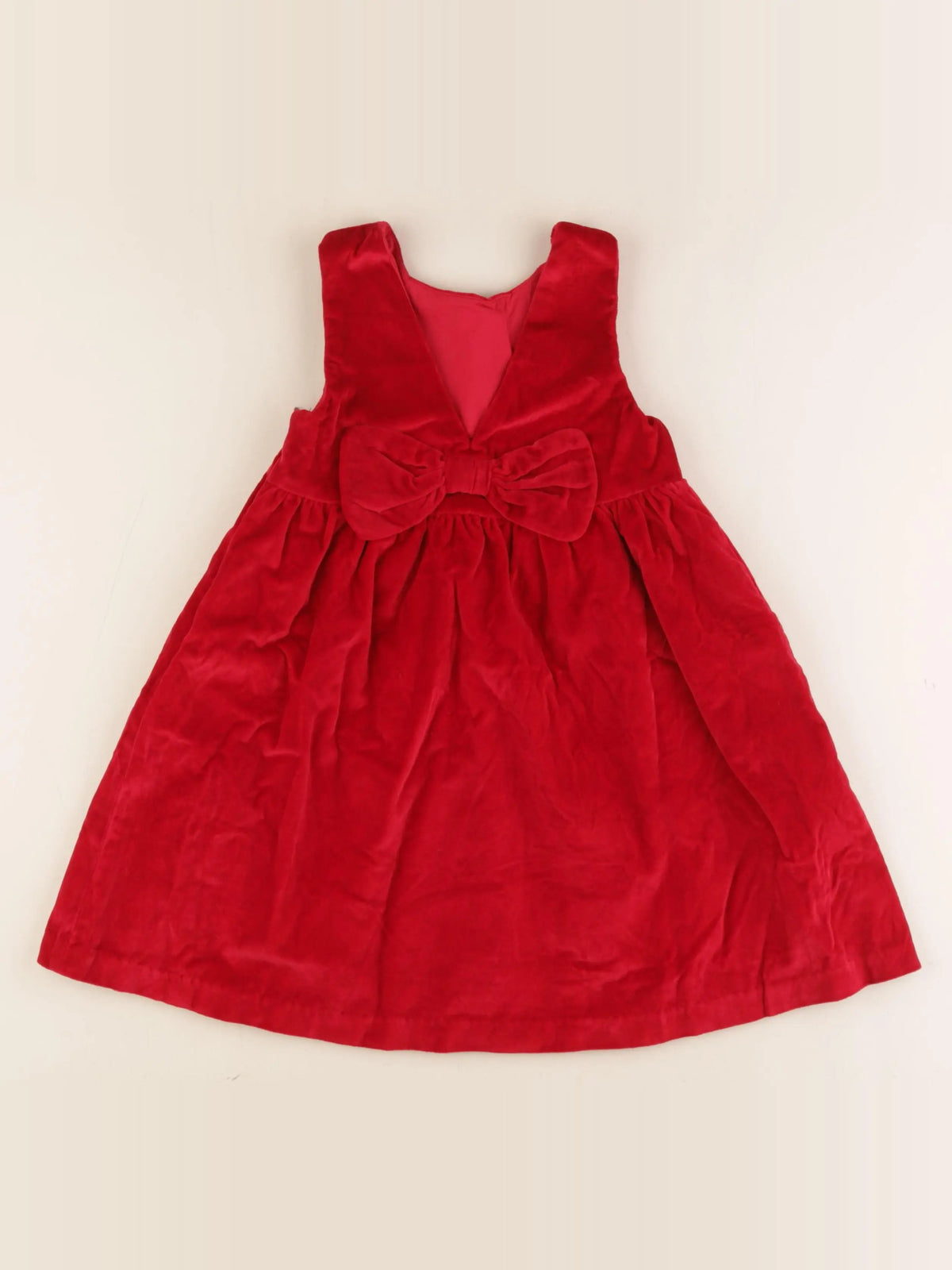 Vertbaudet - robe rouge - 5 ans