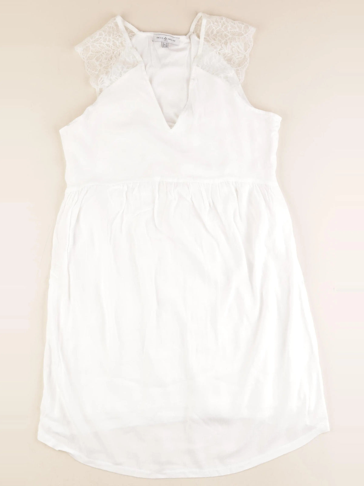 Envie de fraise - robe grossesse blanc - 34