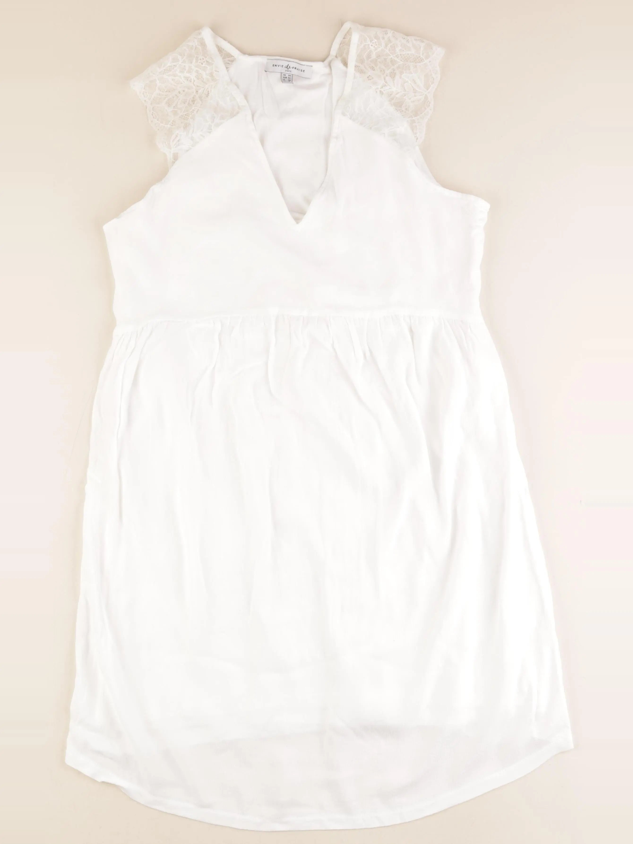 Envie de fraise - robe grossesse blanc - 34