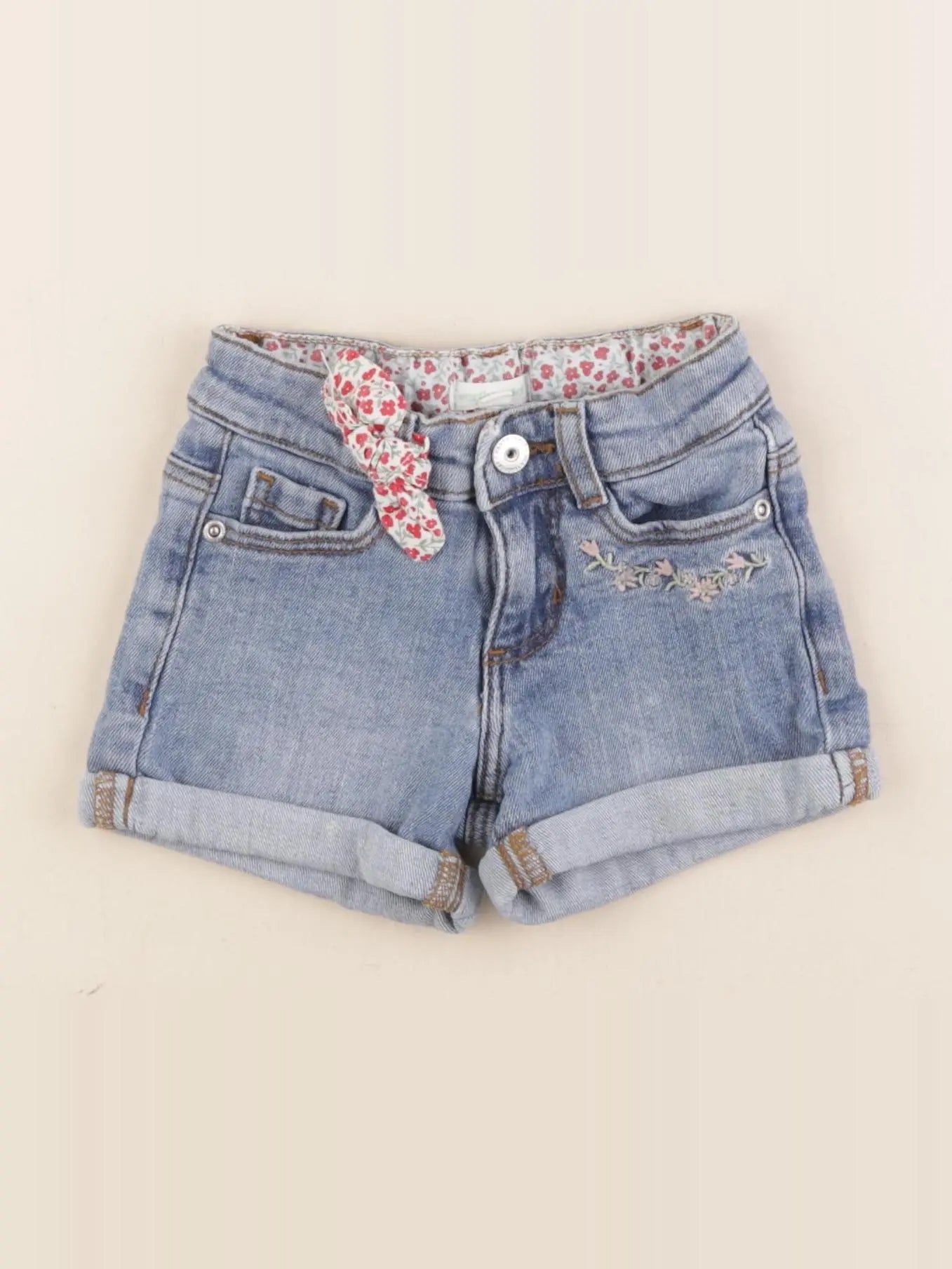 Vertbaudet - short bleu - 3 ans