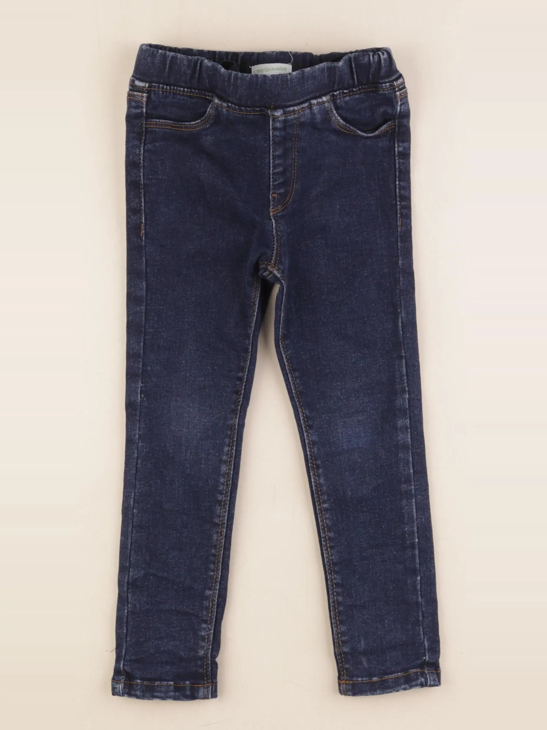 Vertbaudet - jegging bleu - 4 ans