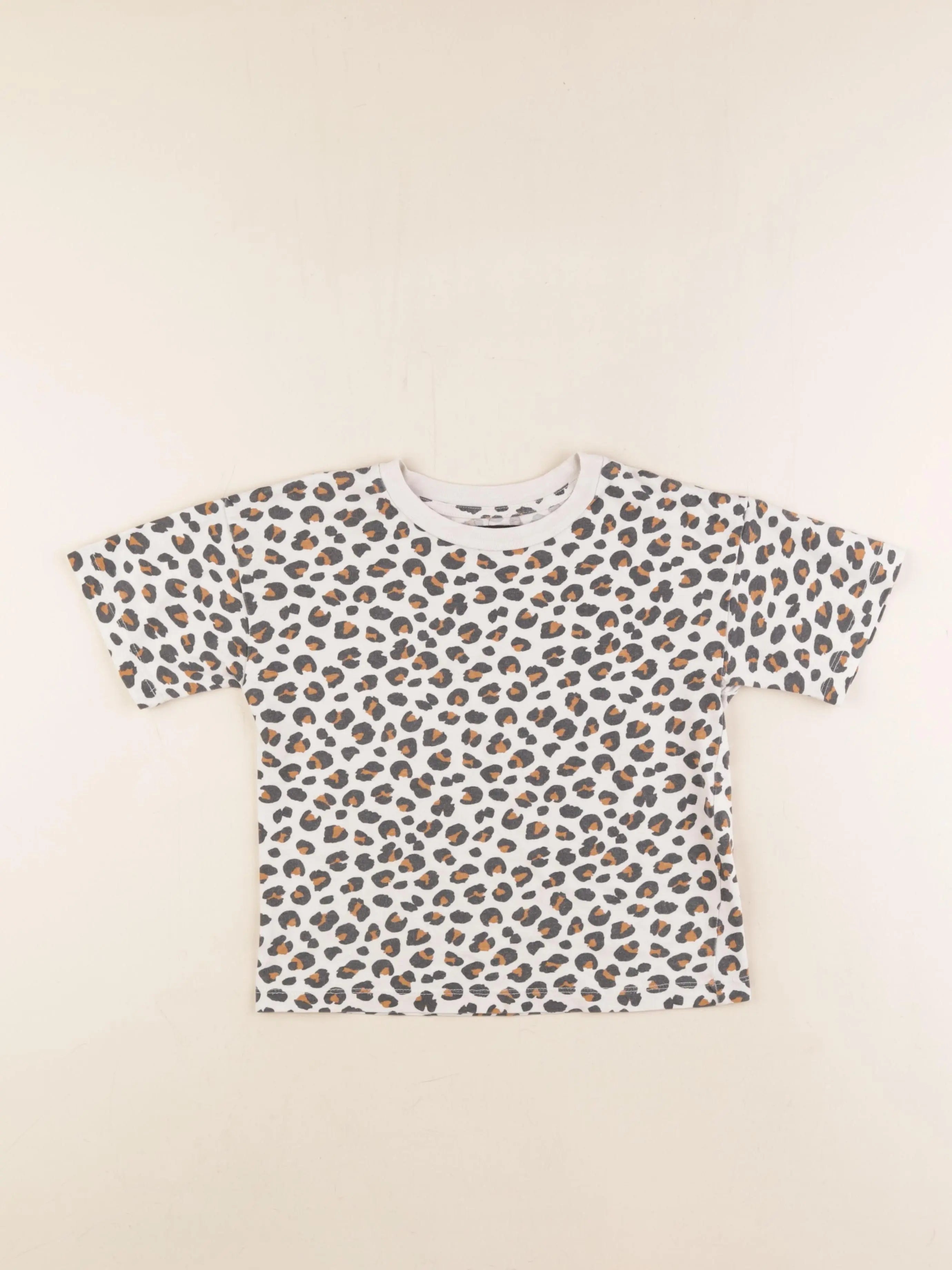 Monoprix - tee-shirt marron - 8 ans