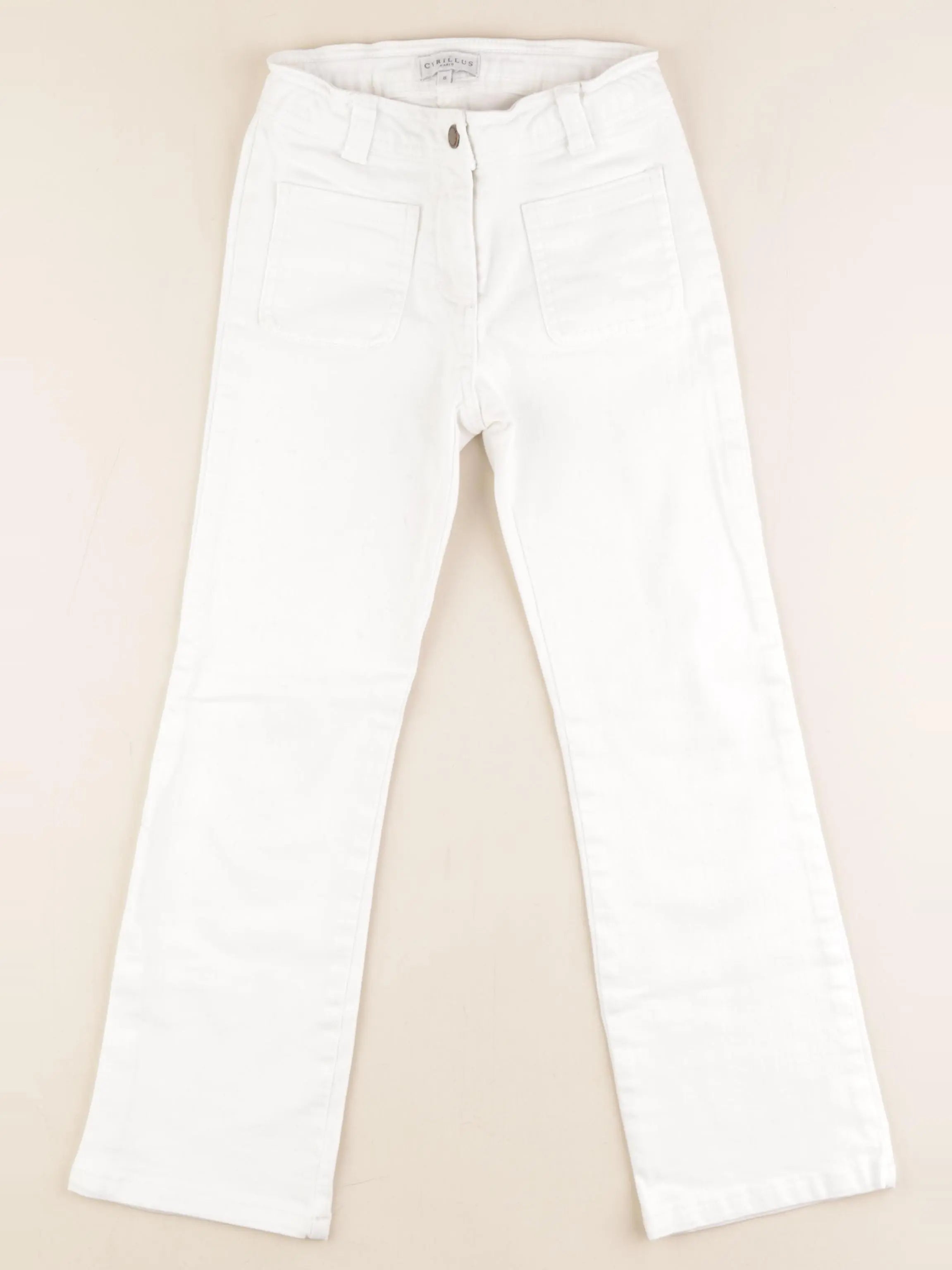 Cyrillus - jean blanc - 8 ans