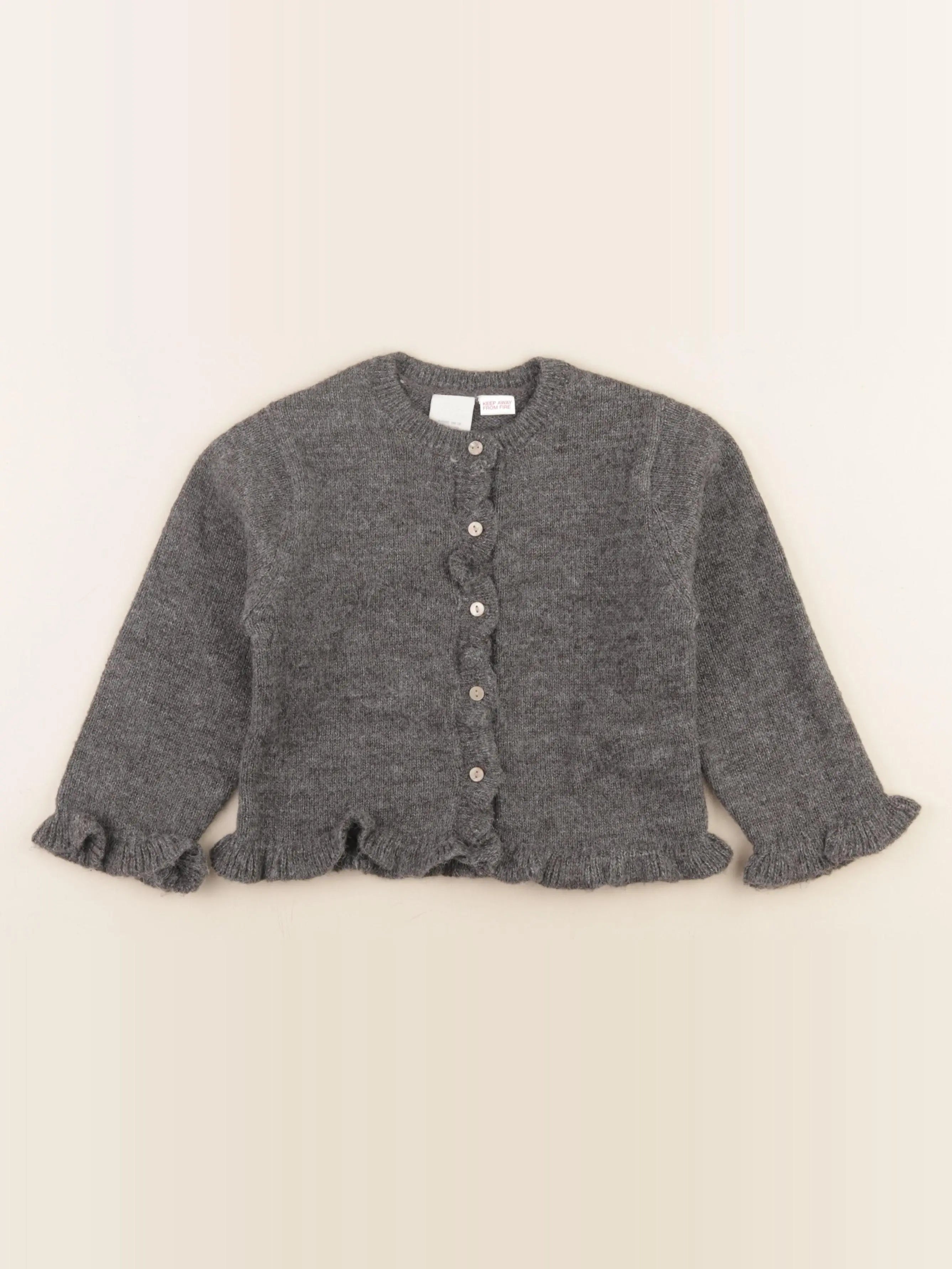 Zara - gilet gris - 4 ans