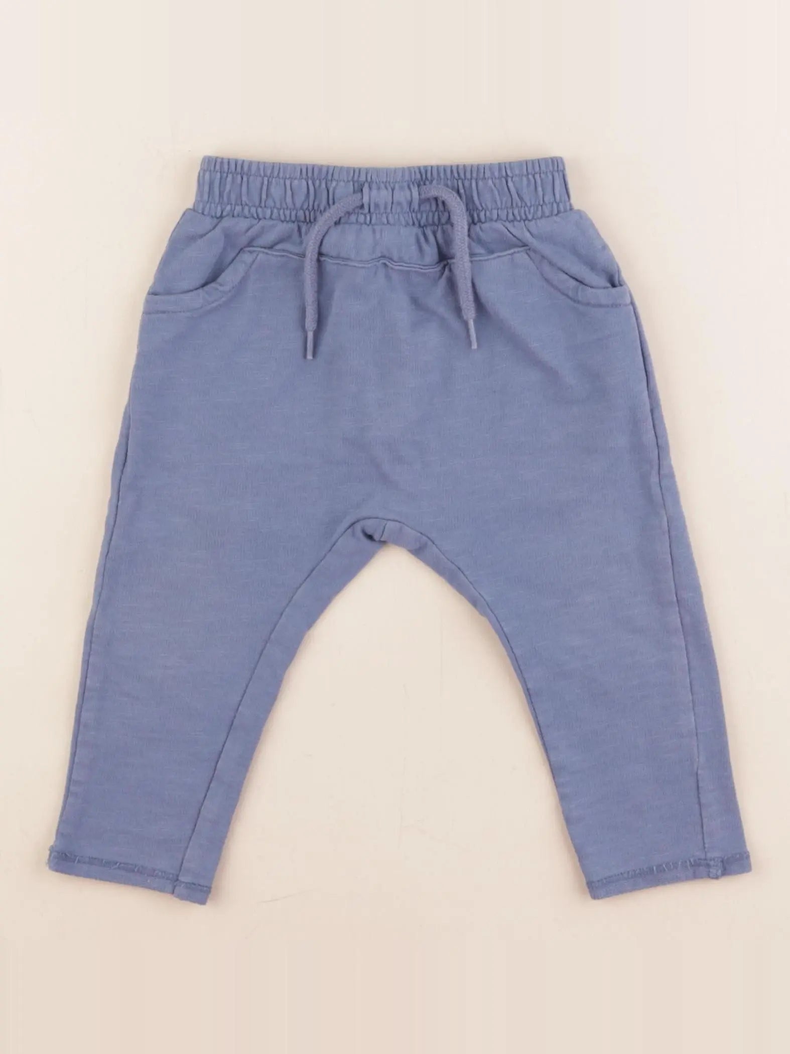 Vertbaudet - pantalon bleu - 9 mois