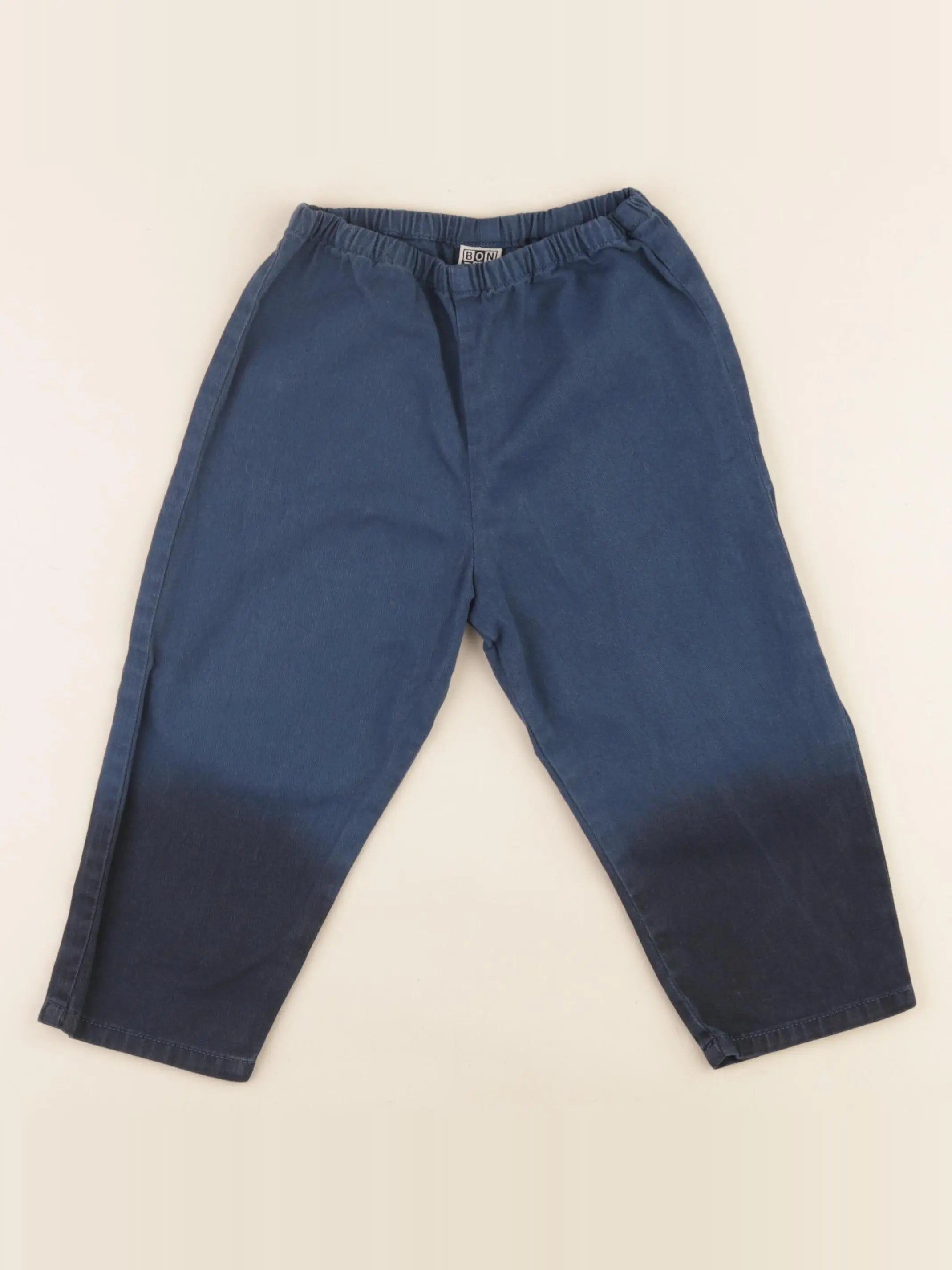 Bonton - pantalon bleu - 3 ans