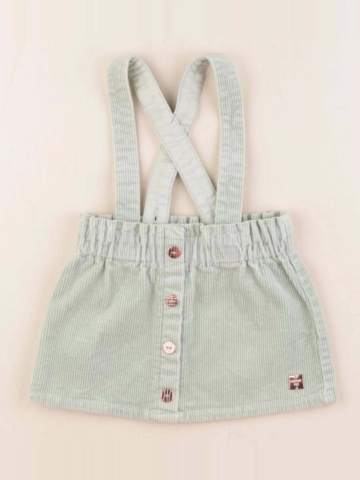 Carrément Beau - robe vert - 6 mois