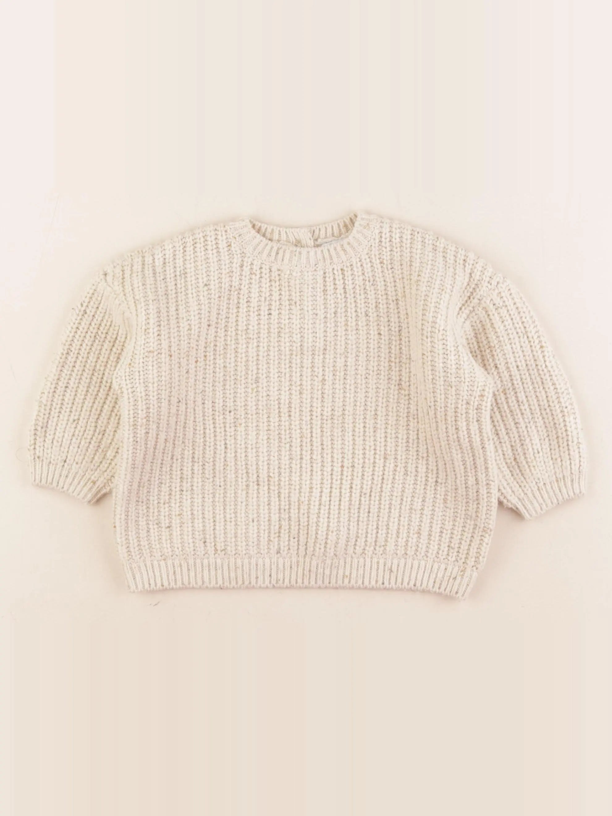 Vertbaudet - pull marron - 12 mois