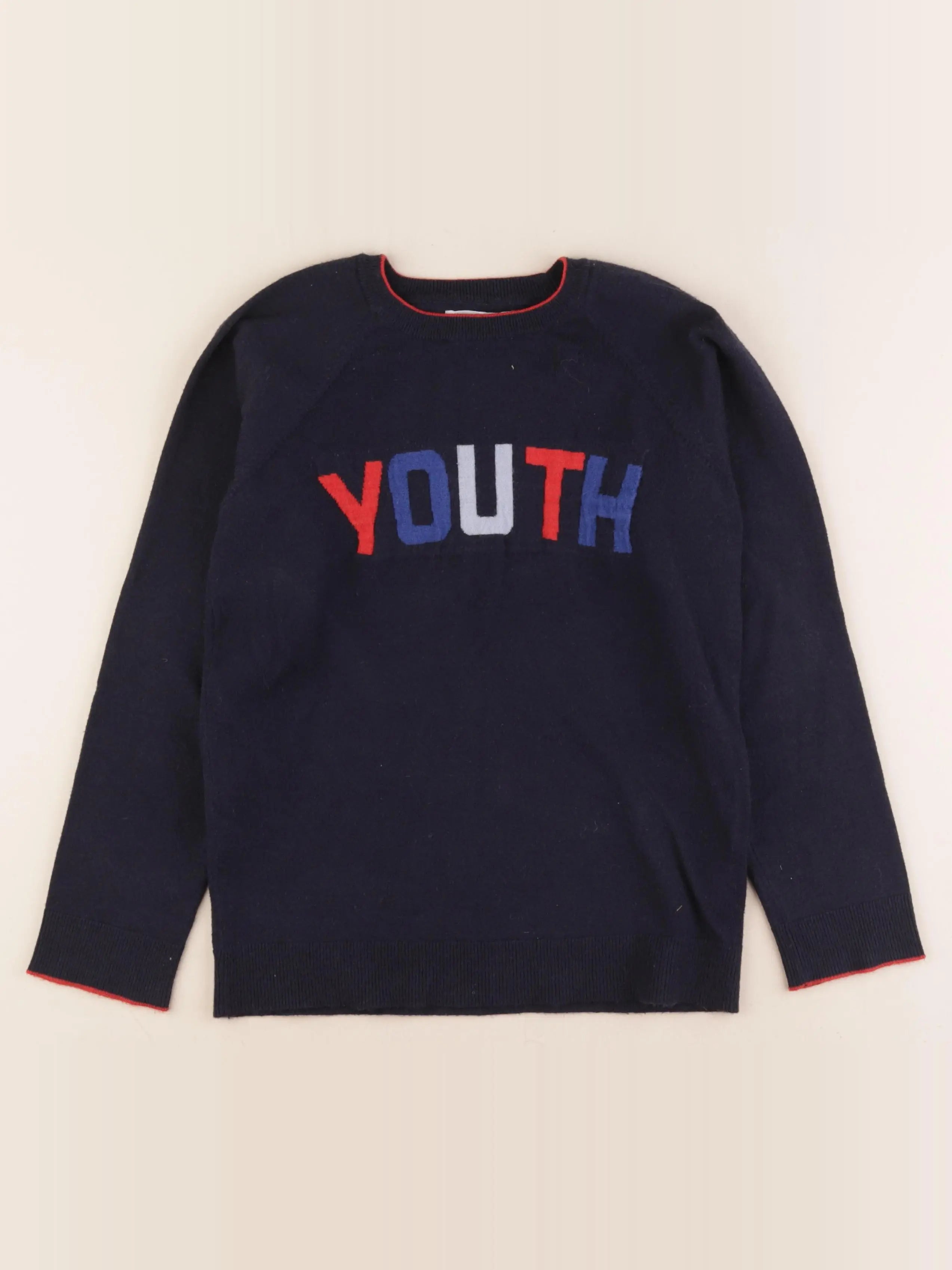 Monoprix - pull bleu - 10 ans