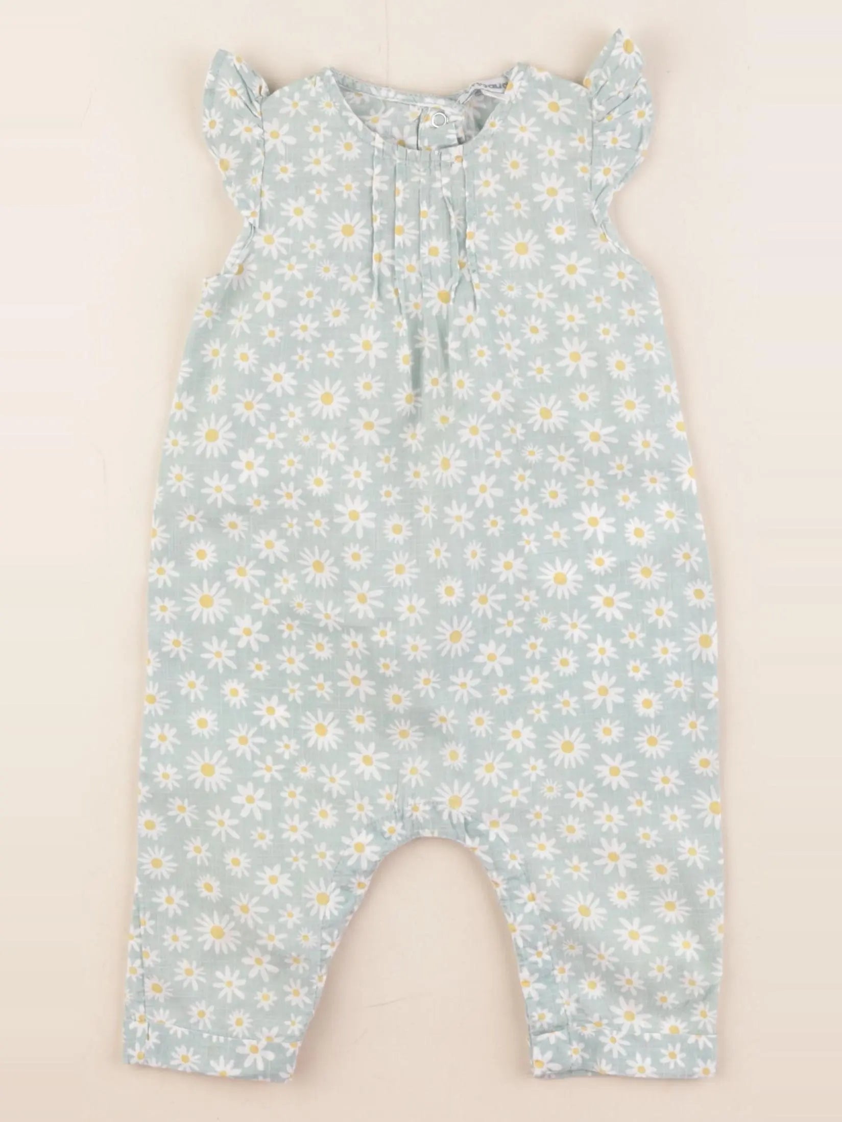 Vertbaudet - combinaison vert - 6 mois