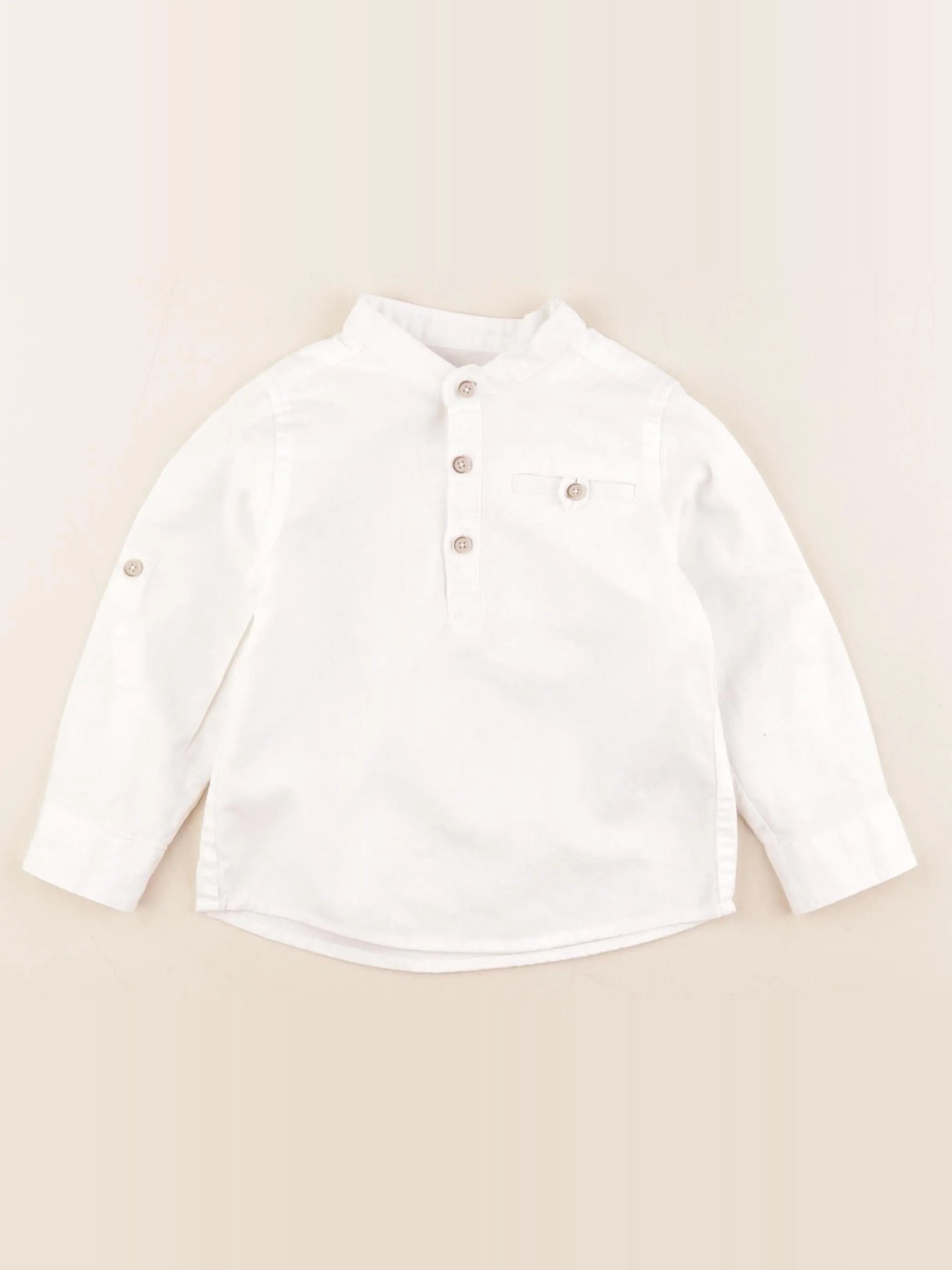 Vertbaudet - chemise blanc - 3 ans