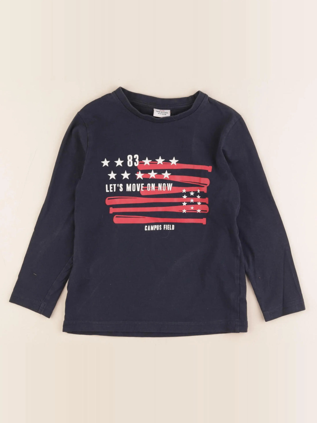 Tape à l'oeil - tee-shirt bleu - 6 ans