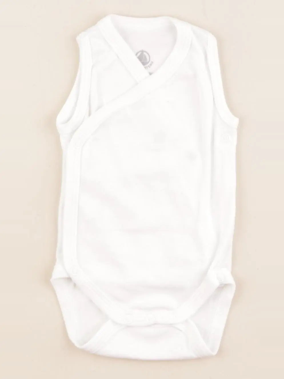 Petit Bateau - body blanc - 1 mois