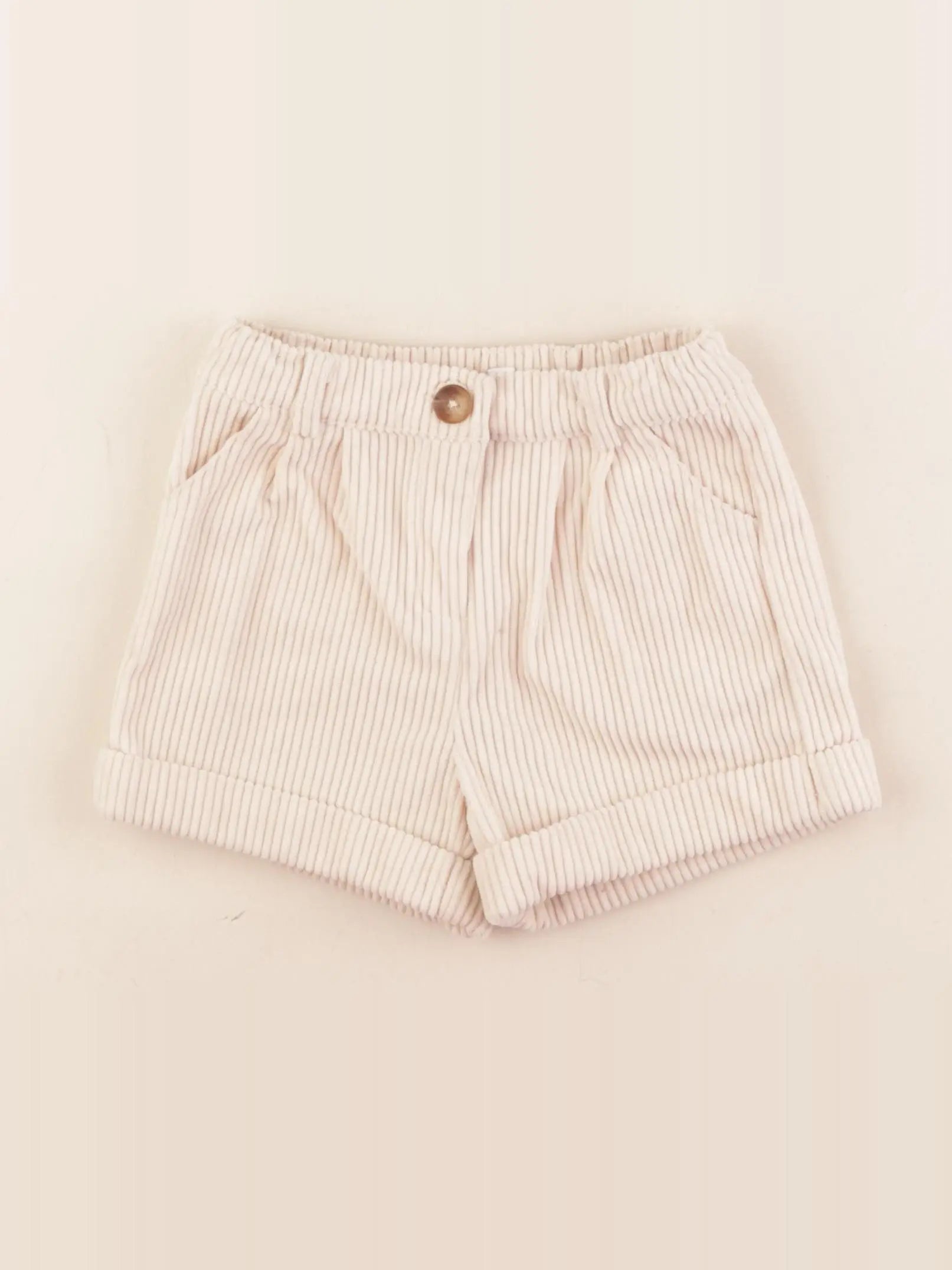 Vertbaudet - short beige - 4 ans