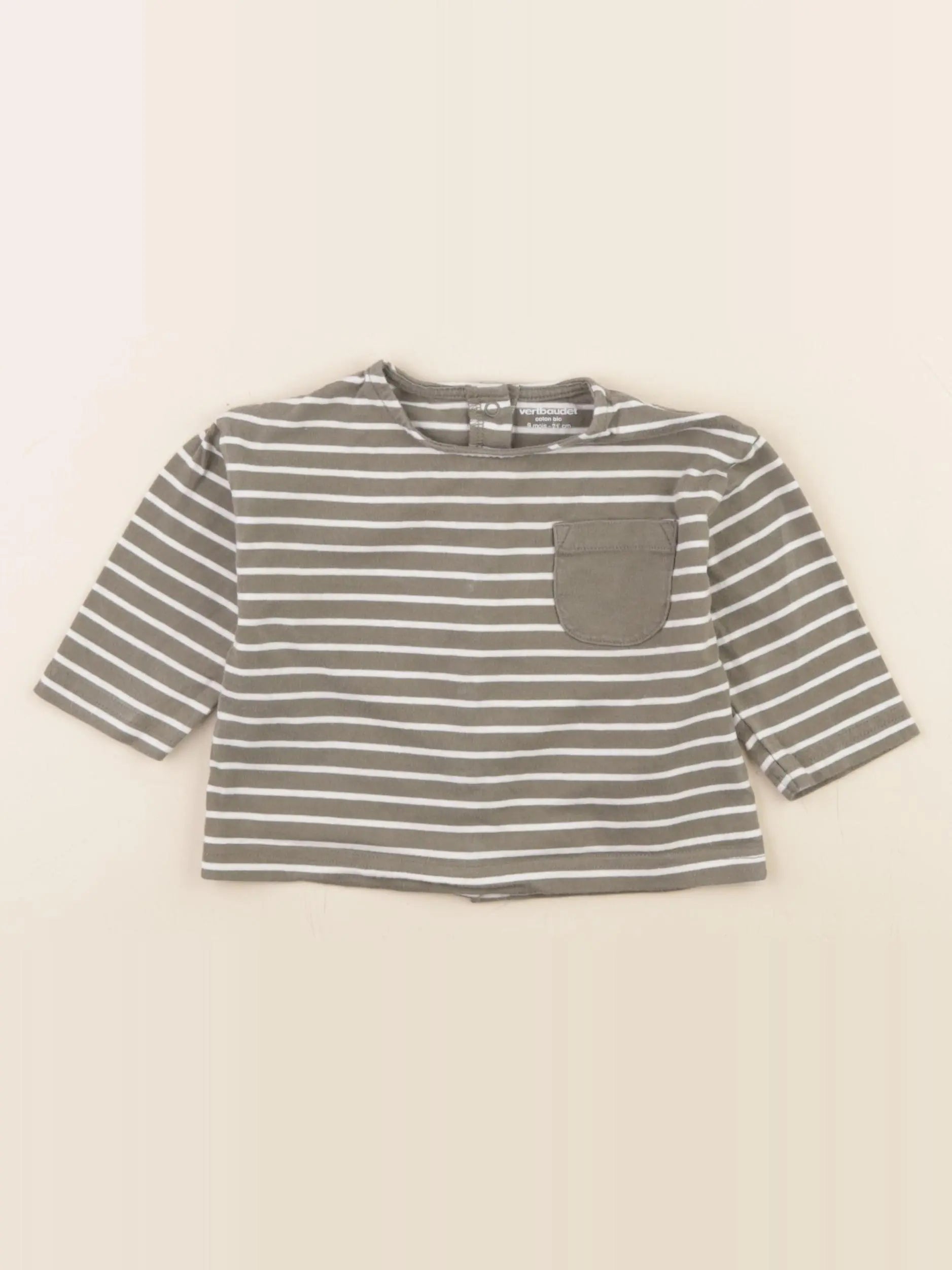 Vertbaudet - tee-shirt vert - 9 mois