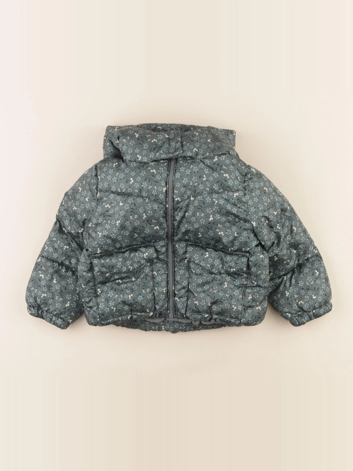 Vertbaudet - doudoune vert - 3 ans