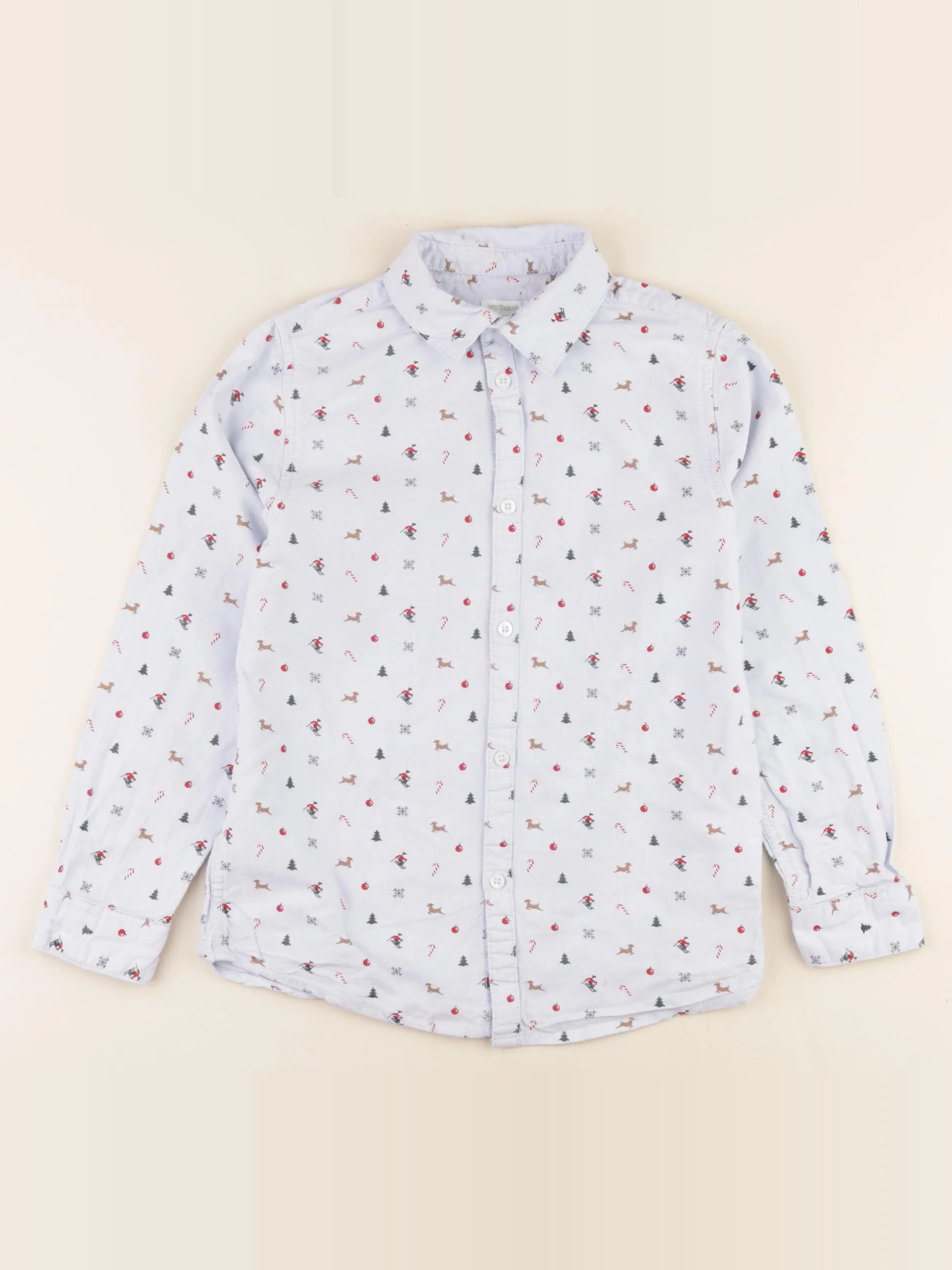 Vertbaudet - chemise bleu - 10 ans