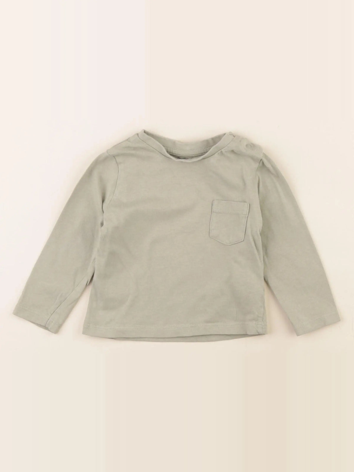 Vertbaudet - tee-shirt vert - 12 mois