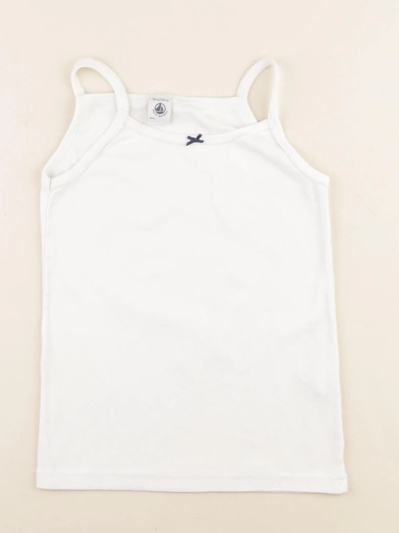 Petit Bateau - maillot de corps blanc - 8 ans