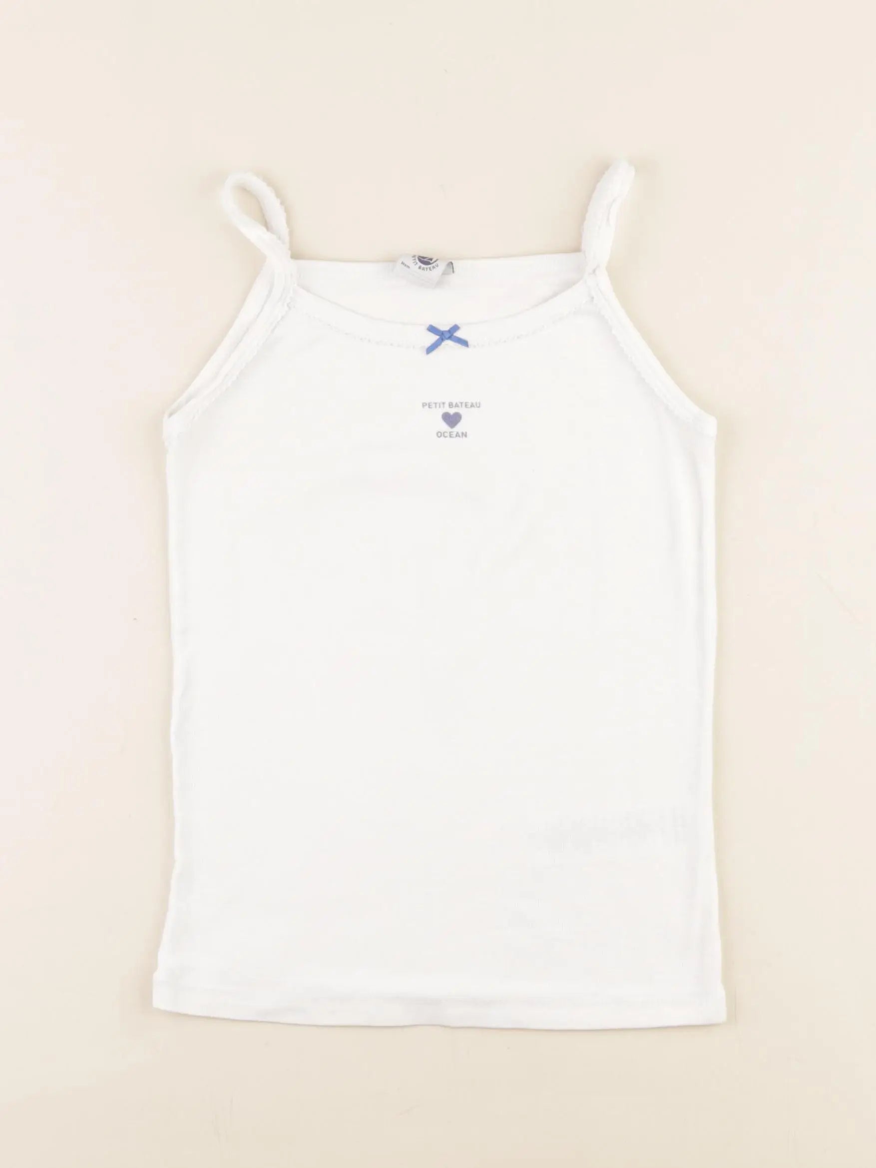 Petit Bateau - maillot de corps blanc - 8 ans