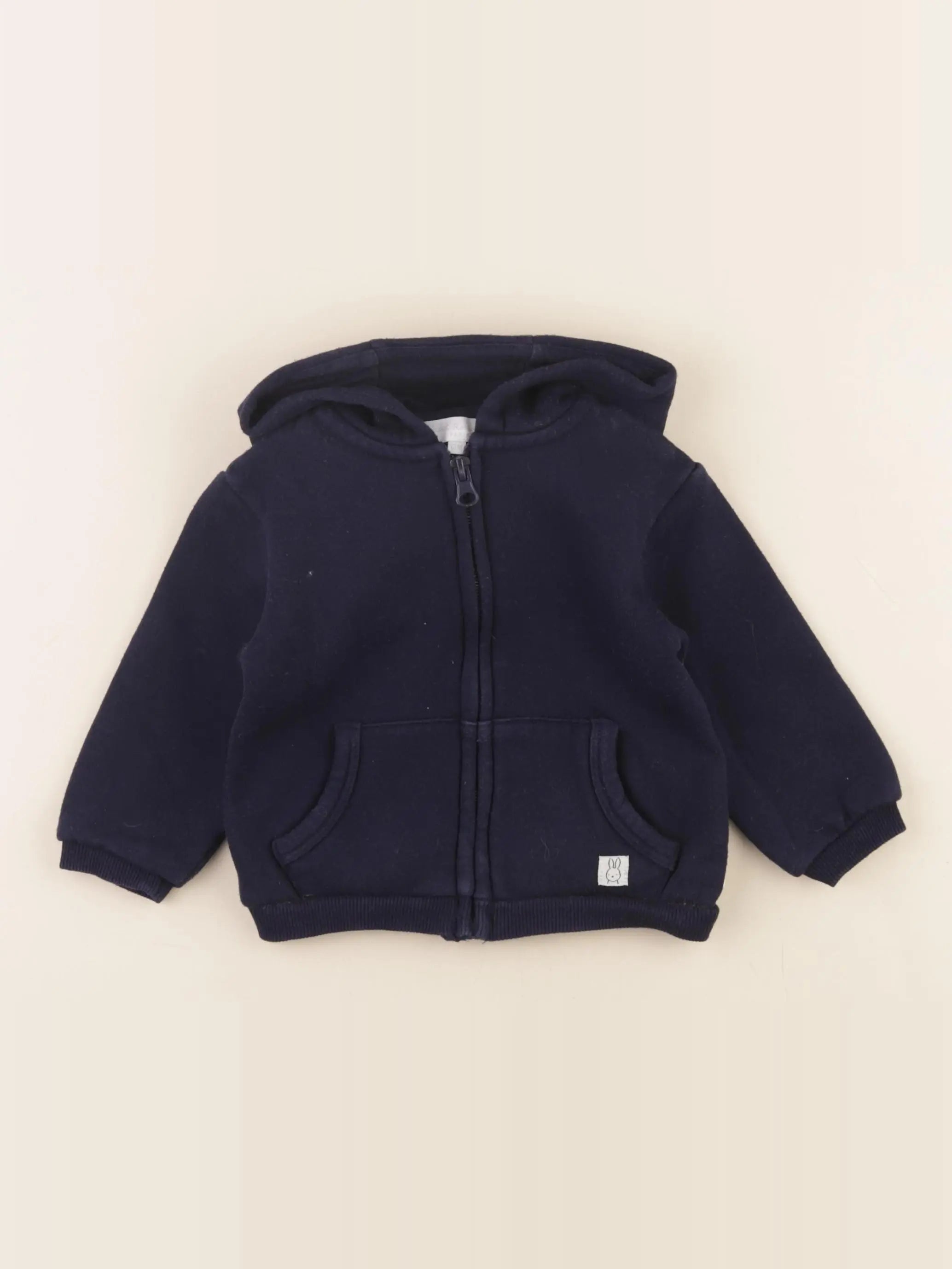 Cadet Rousselle - sweat bleu - 12 mois