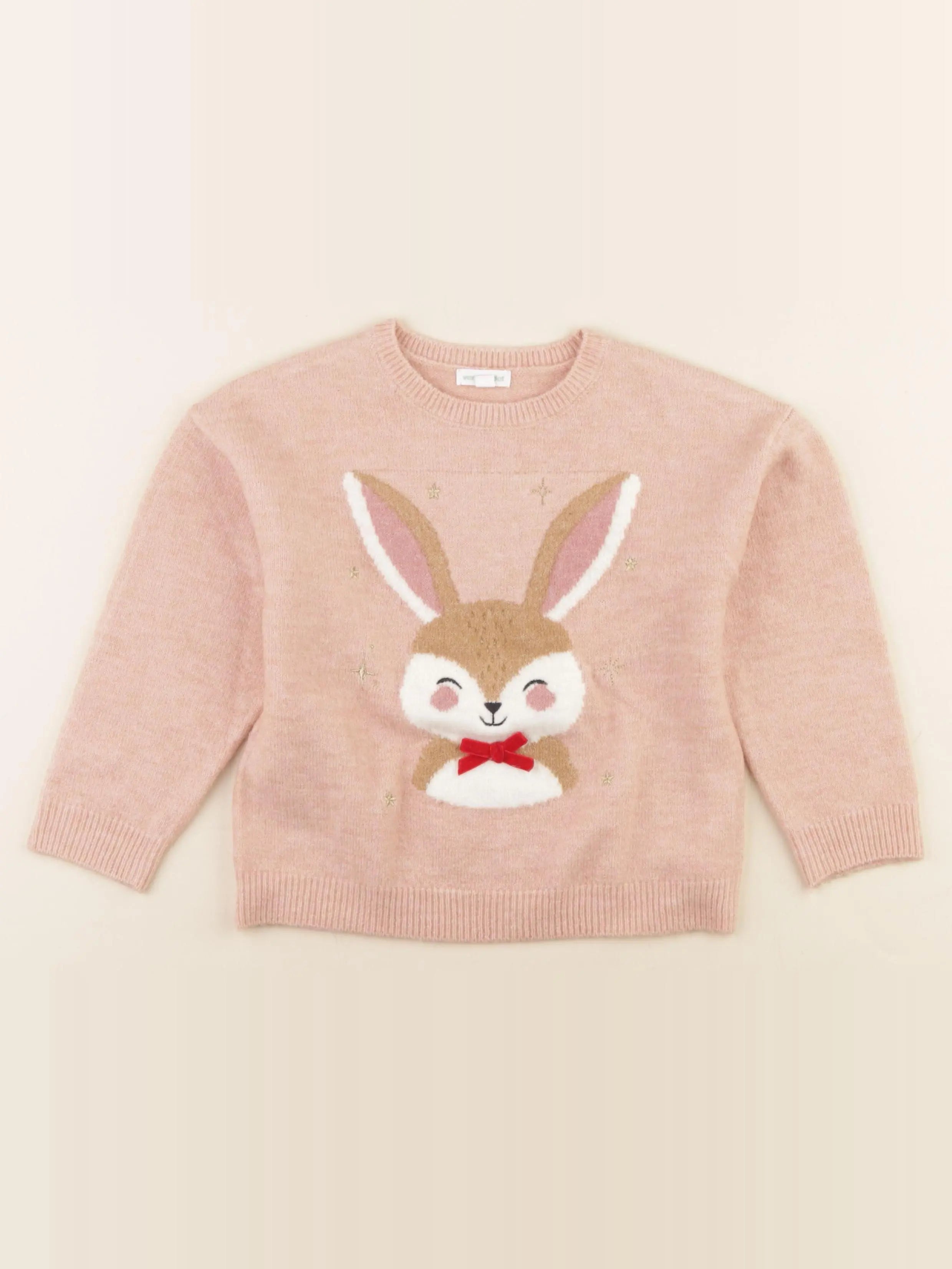 Vertbaudet - pull rose - 5 ans