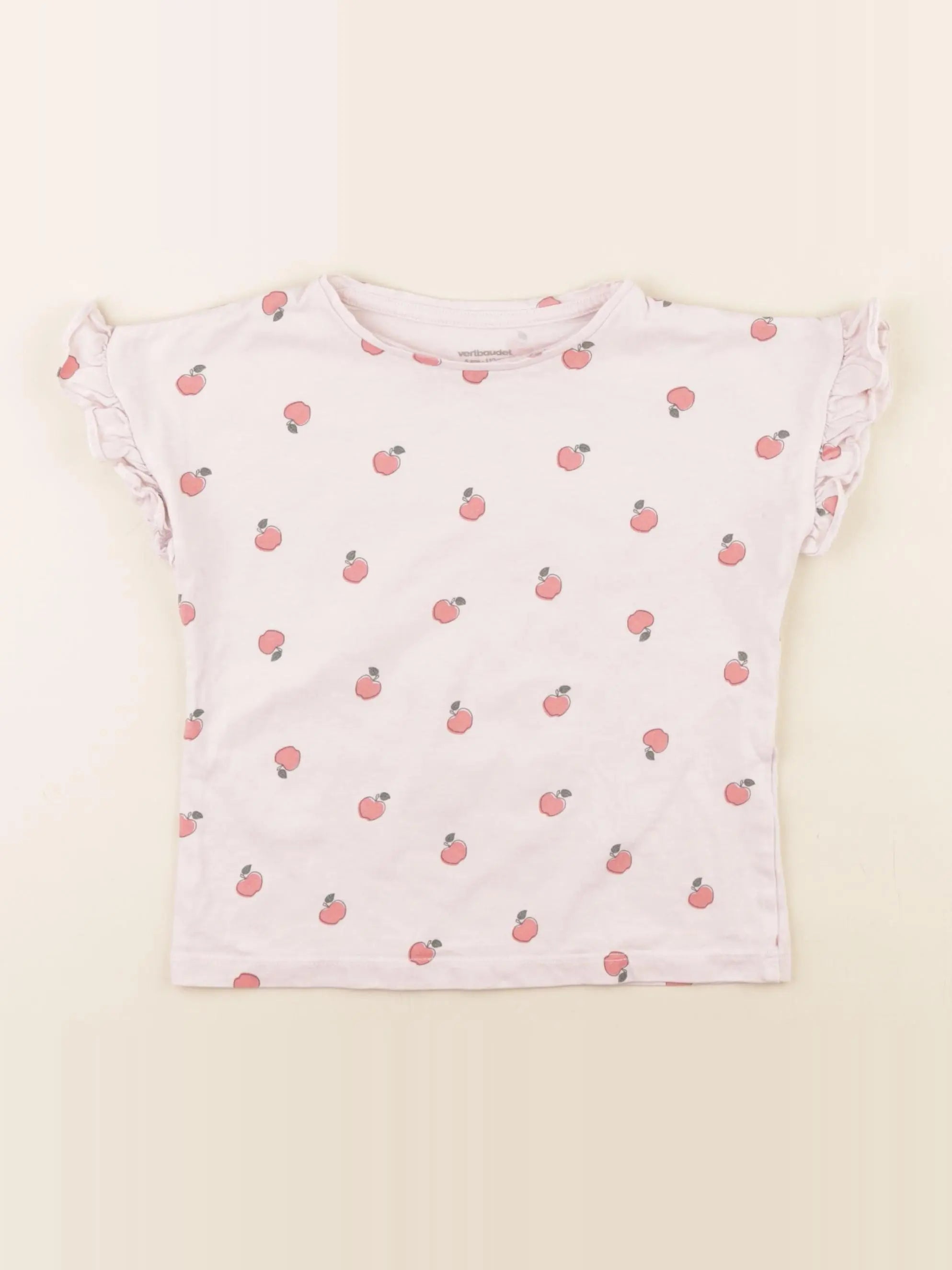 Vertbaudet - tee-shirt rose - 5 ans
