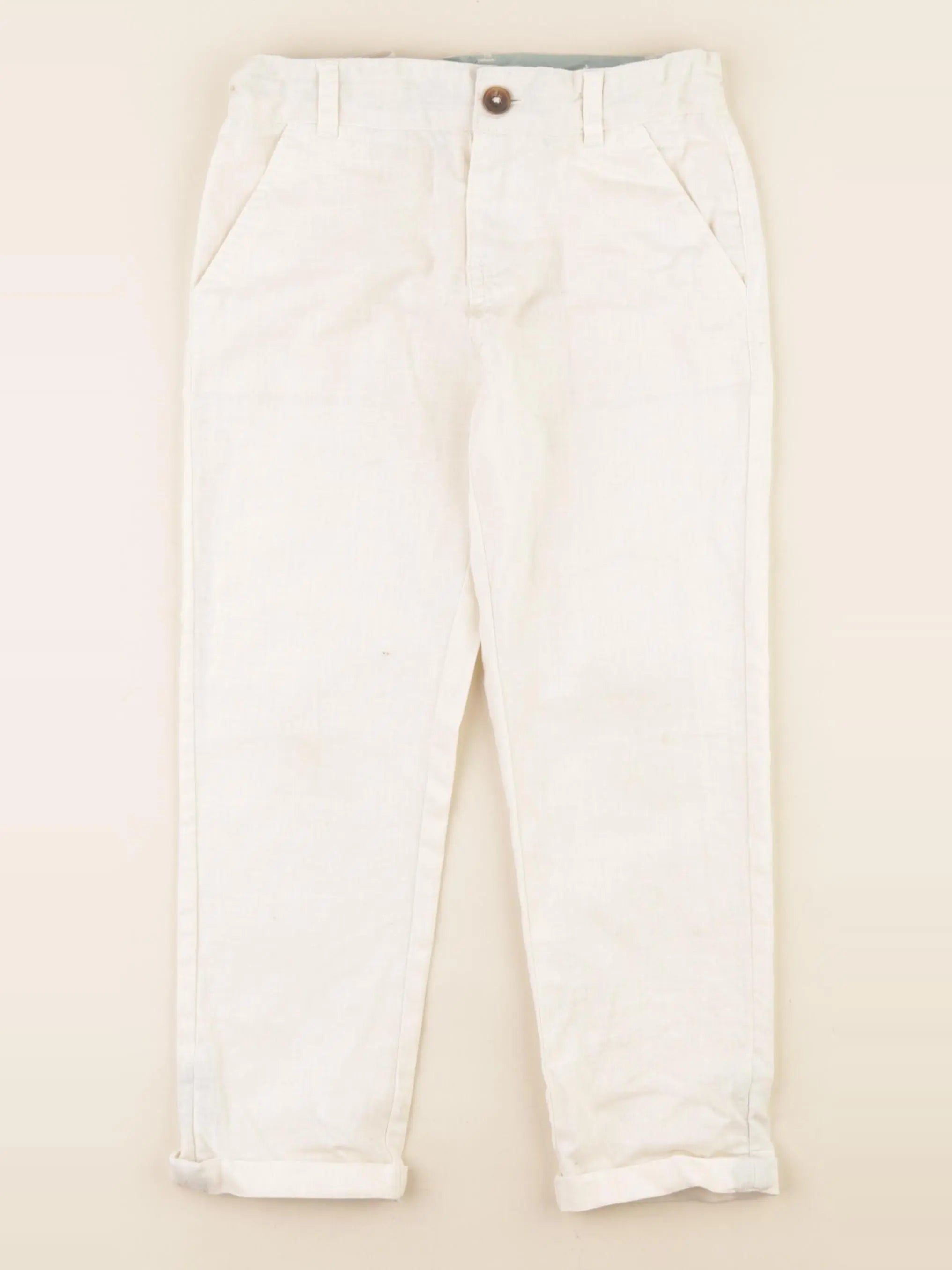 Vertbaudet - pantalon beige - 5 ans