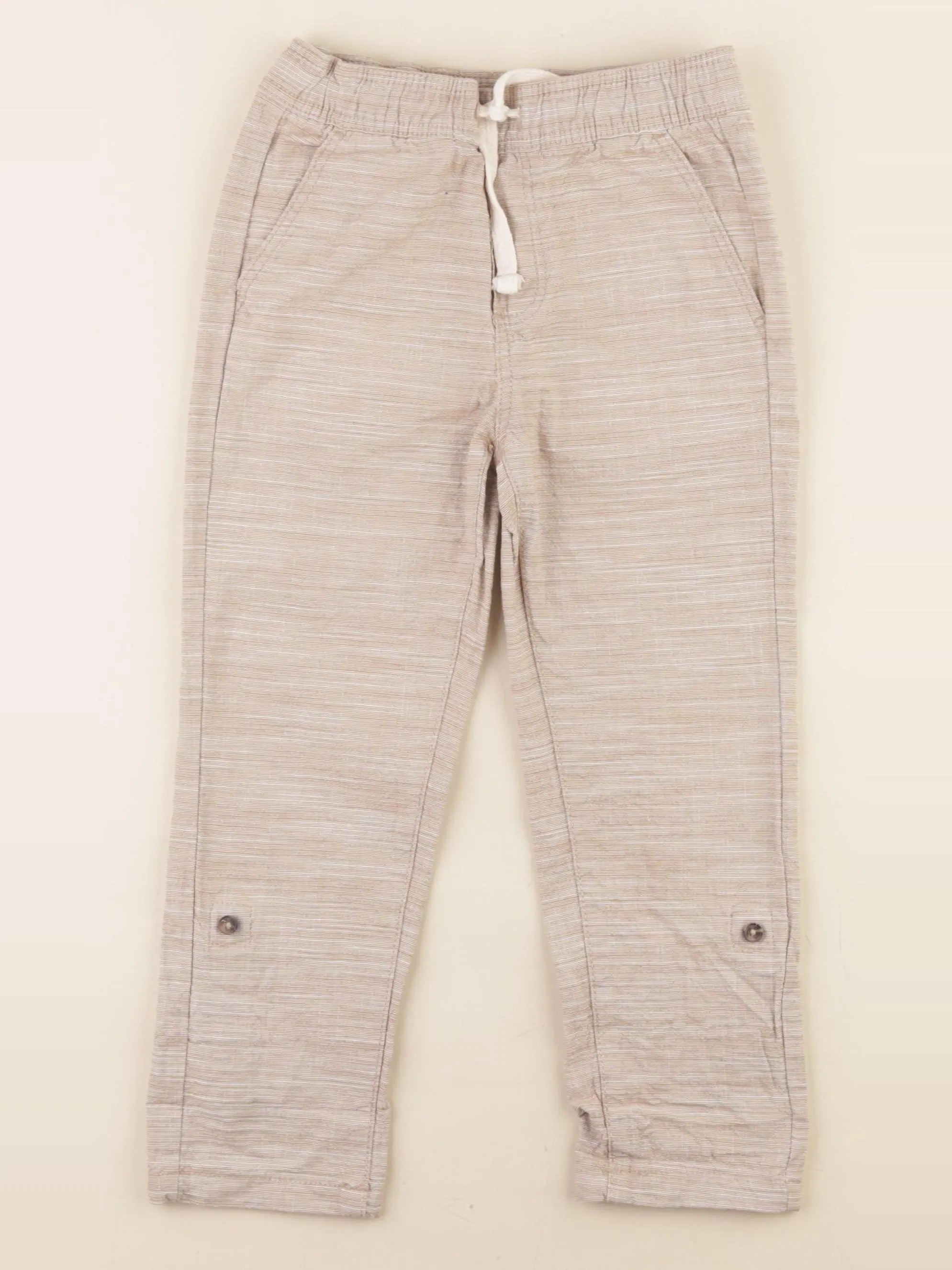 Vertbaudet - pantalon beige - 5 ans