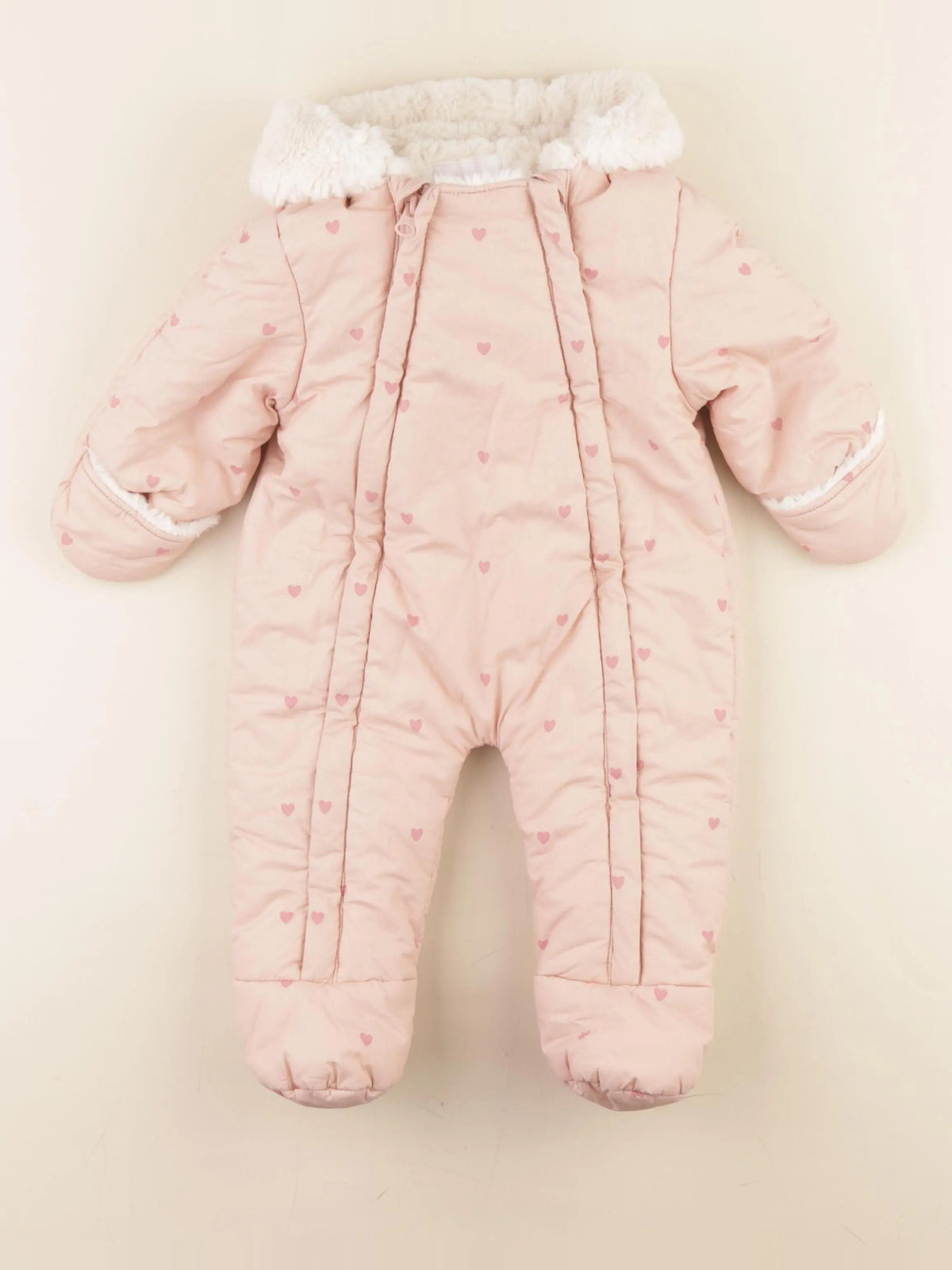 Vertbaudet - combi-pilote rose - 9 mois