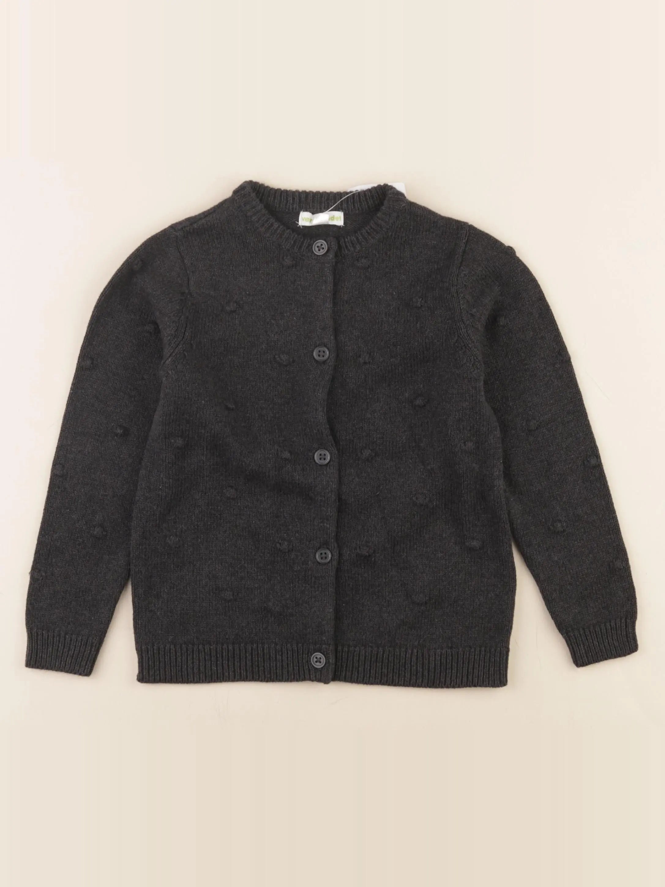 Vertbaudet - gilet gris - 5 ans