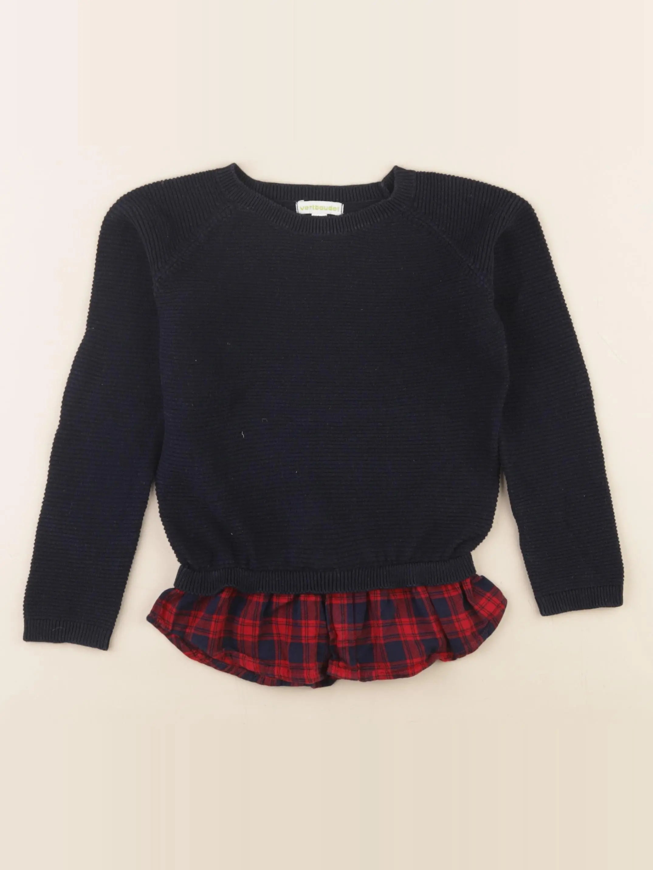 Vertbaudet - pull bleu - 6 ans