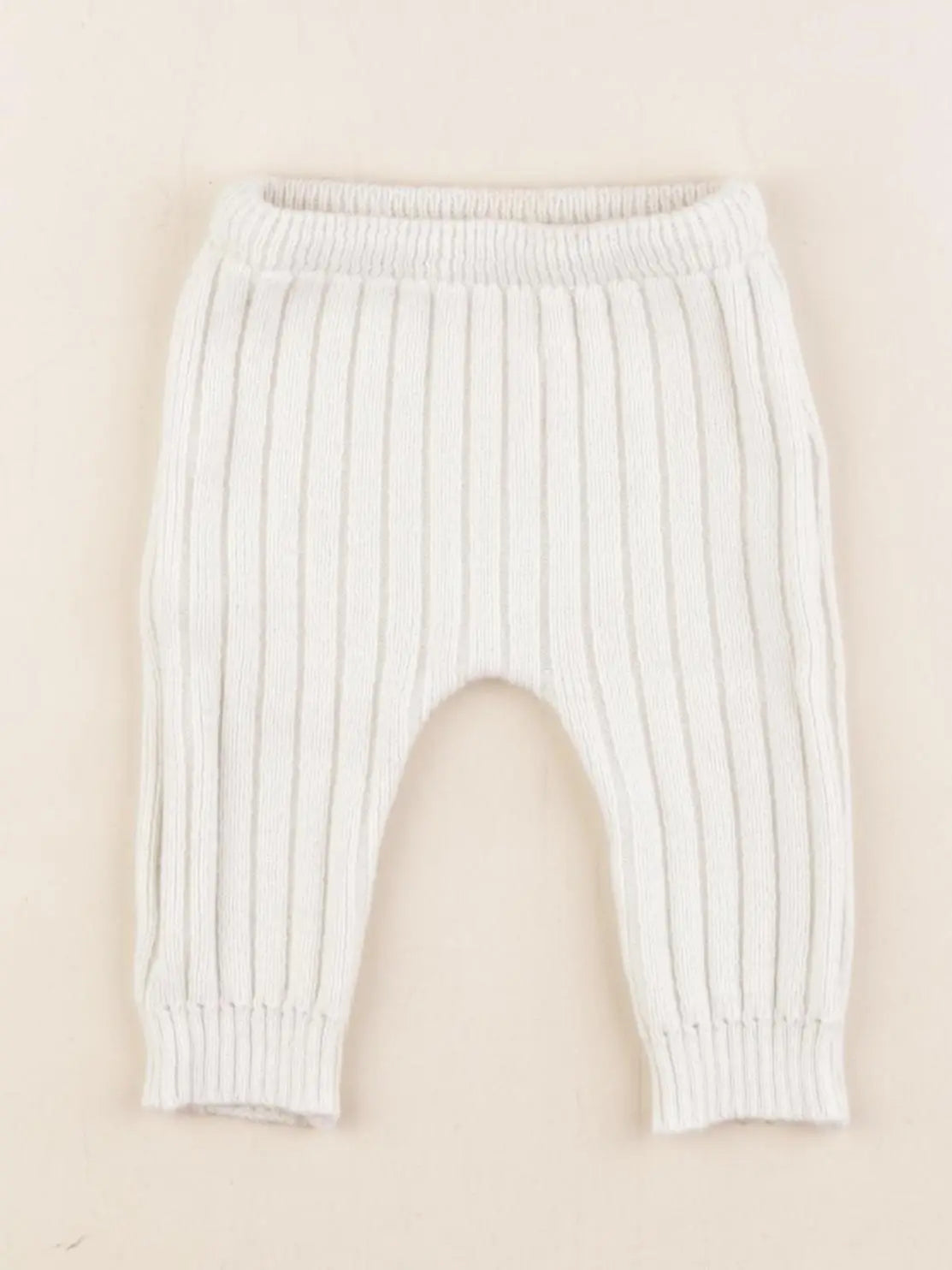 La manufacture de layette - legging blanc - 0/1 mois