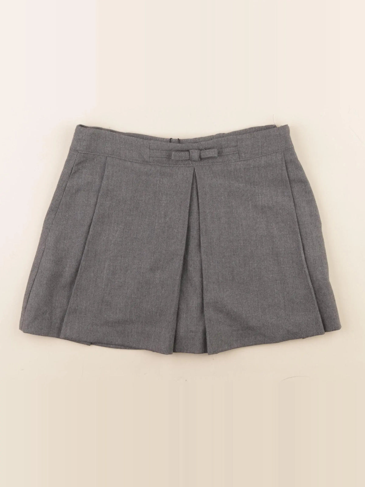 Zara - jupe short gris - 10 ans