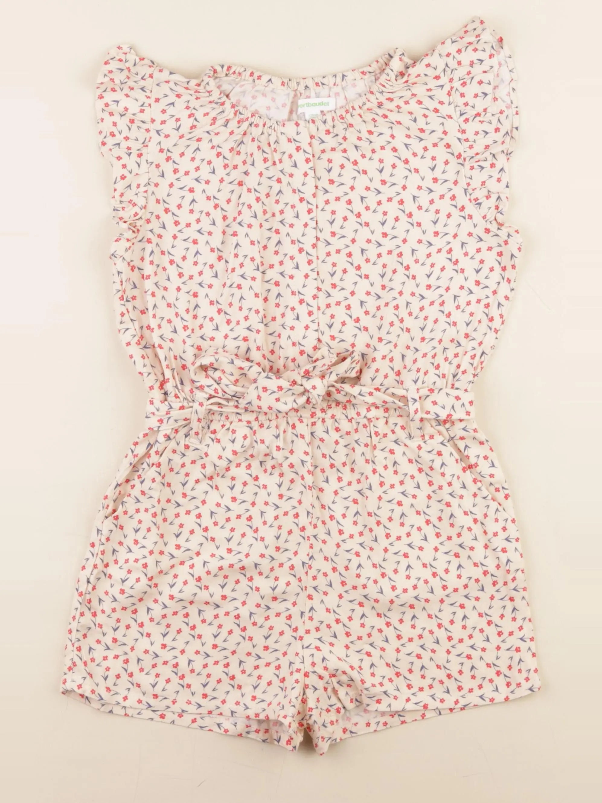 Vertbaudet - combinaison rose, rouge - 8 ans