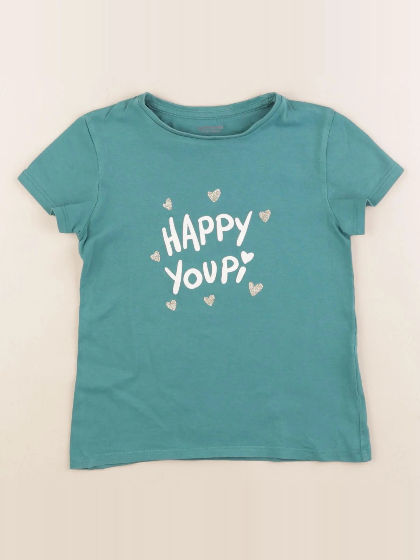 Vertbaudet - tee-shirt vert - 5 ans