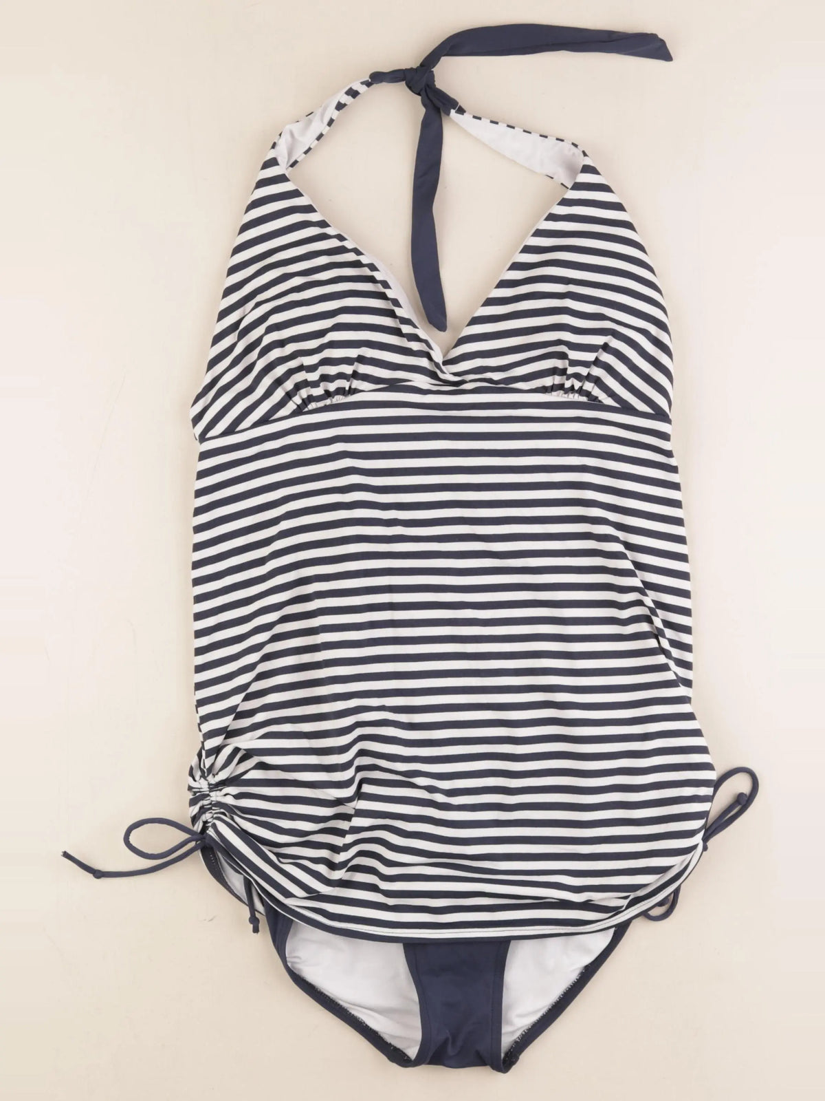 Next maternity - maillot de bain grossesse bleu, blanc - 40