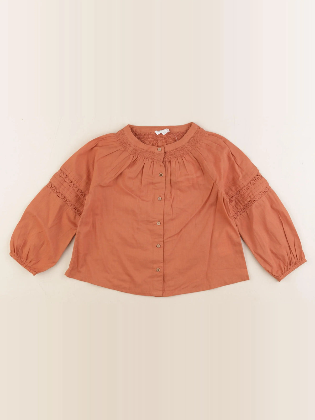 Vertbaudet - blouse marron - 36 mois