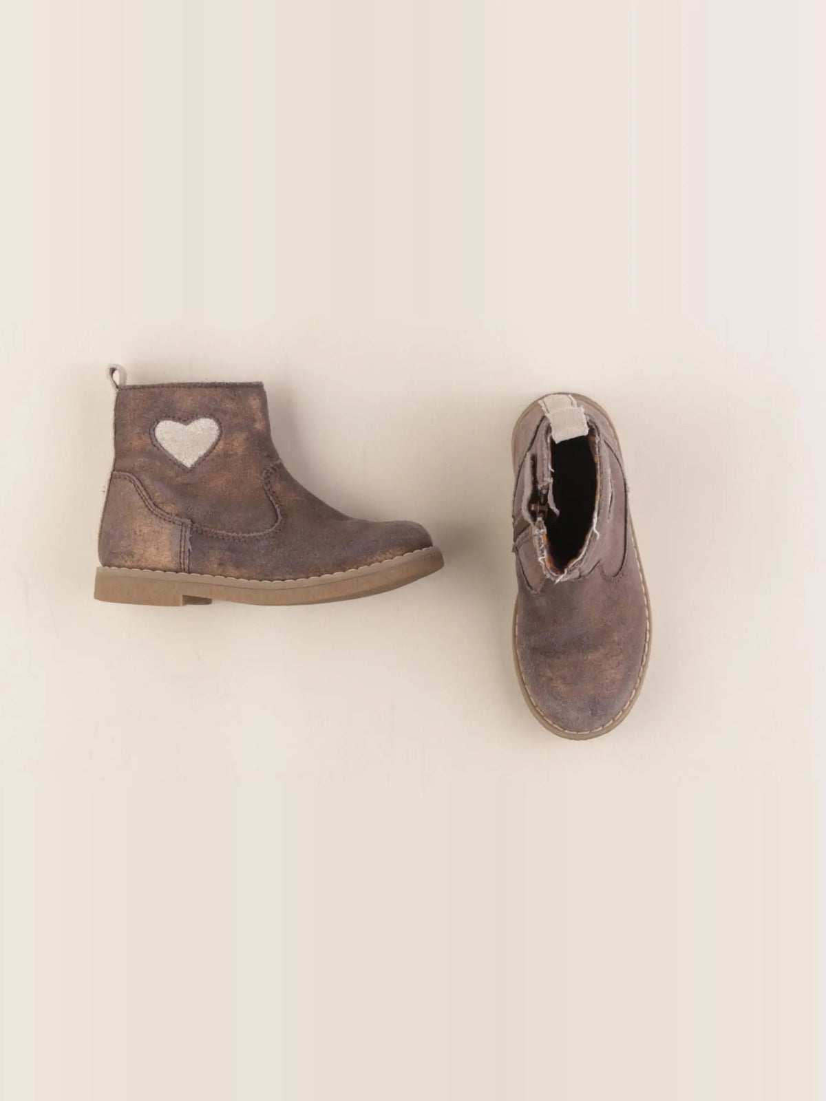 Vertbaudet - boots bronze - pointure 25