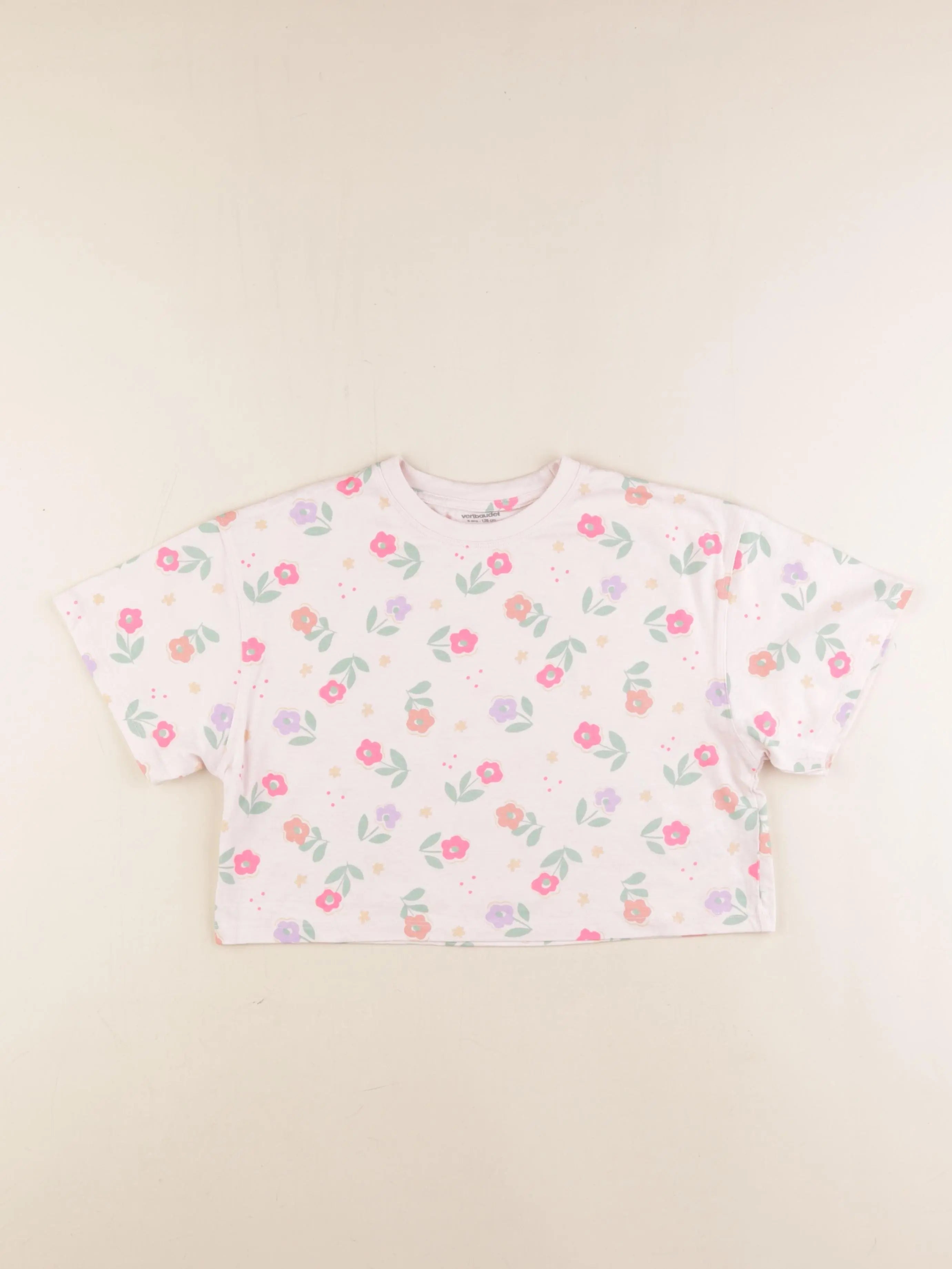 Vertbaudet - tee-shirt multicolore - 8 ans