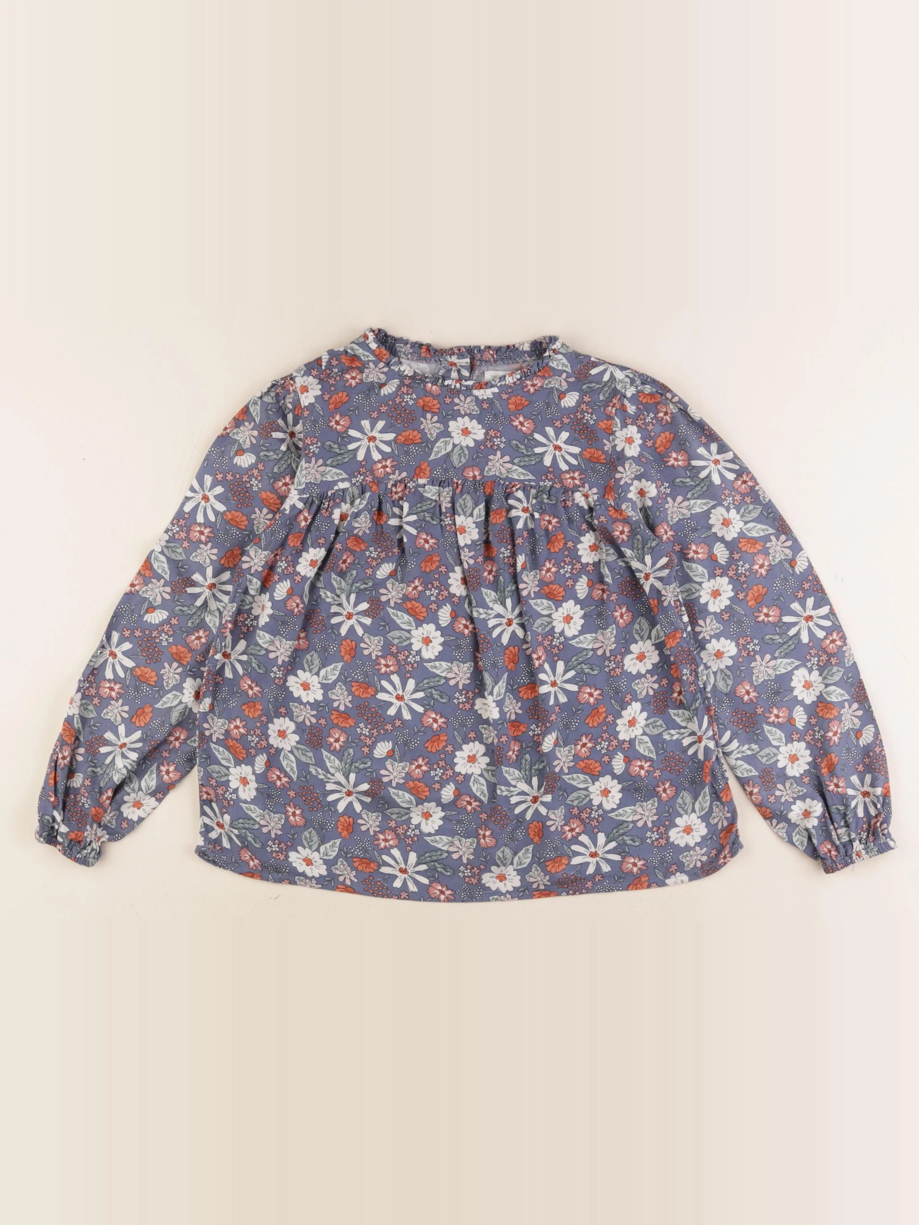 Vertbaudet - blouse multicolore - 8 ans