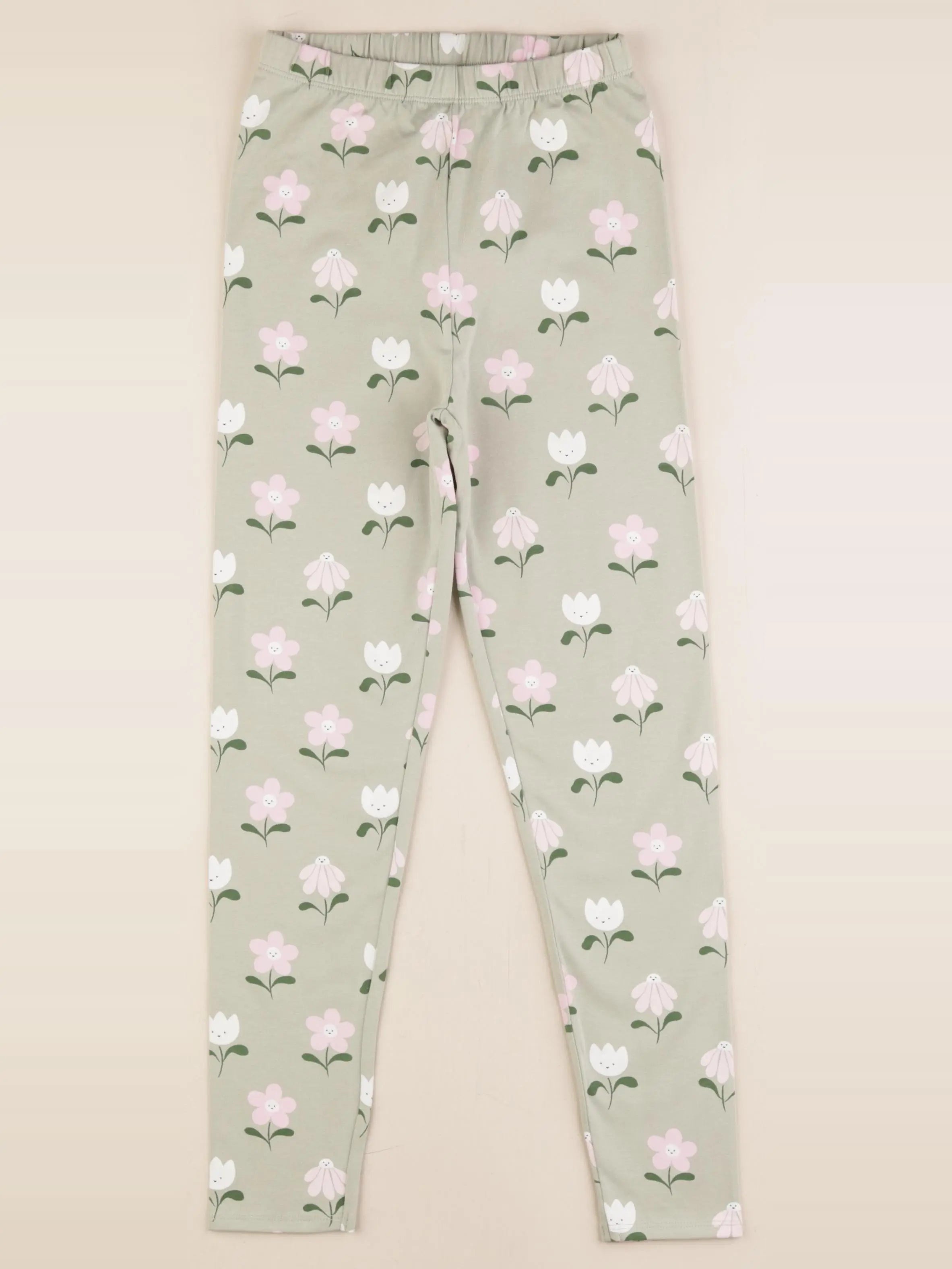 Vertbaudet - legging vert, rose - 9 ans