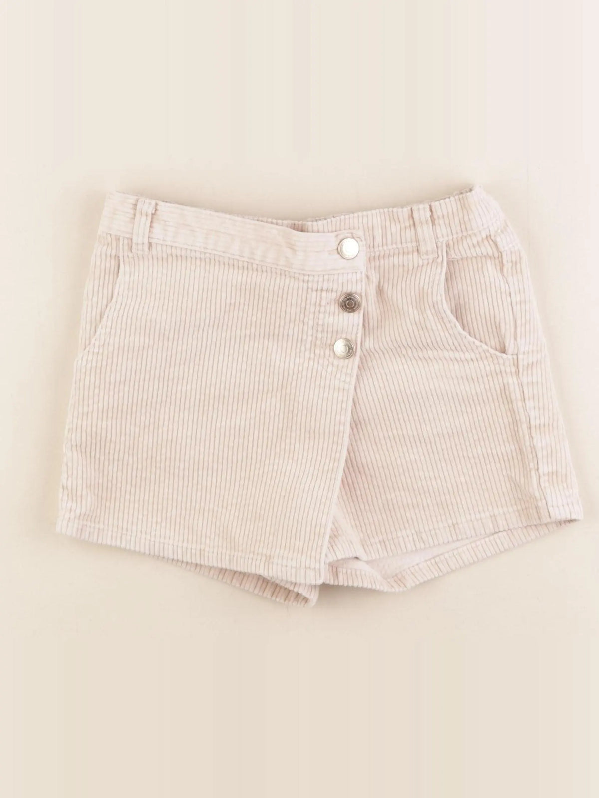 Tape à l'oeil - jupe short beige - 6 ans