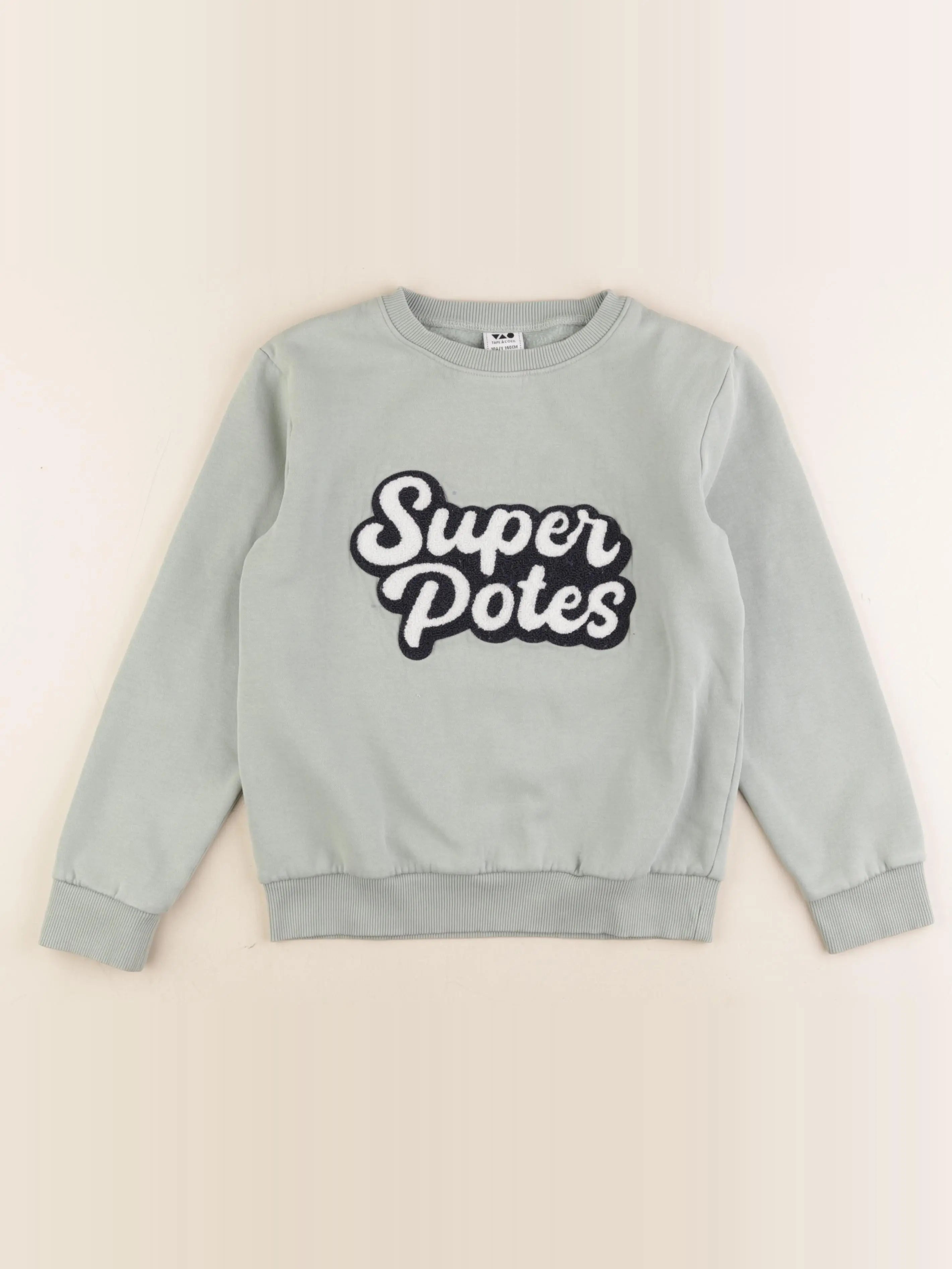 Tape à l'oeil - sweat vert - 10 ans