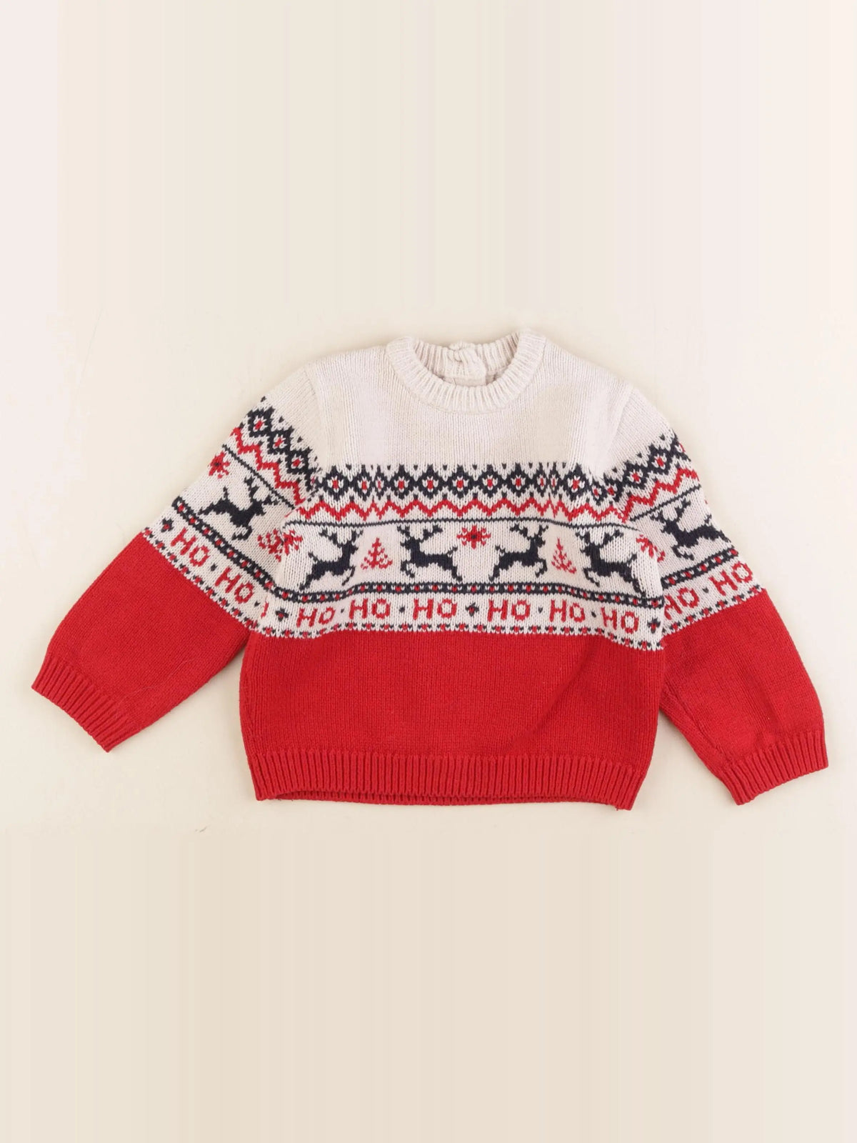 Vertbaudet - pull multicolore - 24 mois