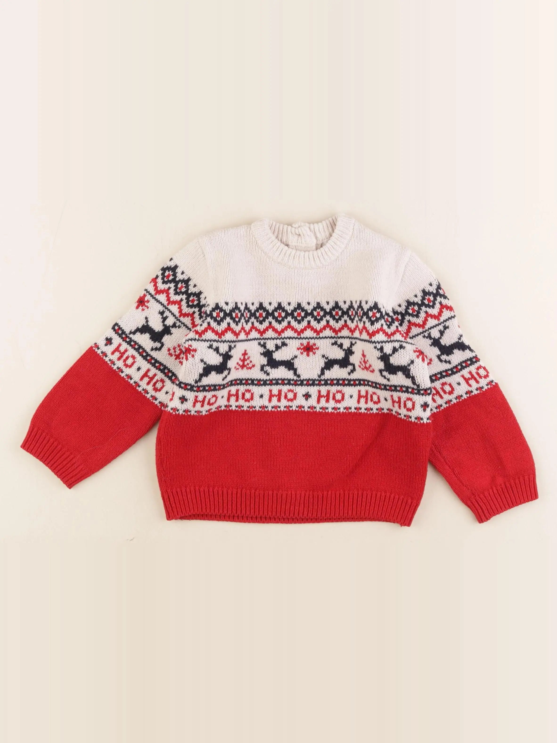 Vertbaudet - pull multicolore - 24 mois