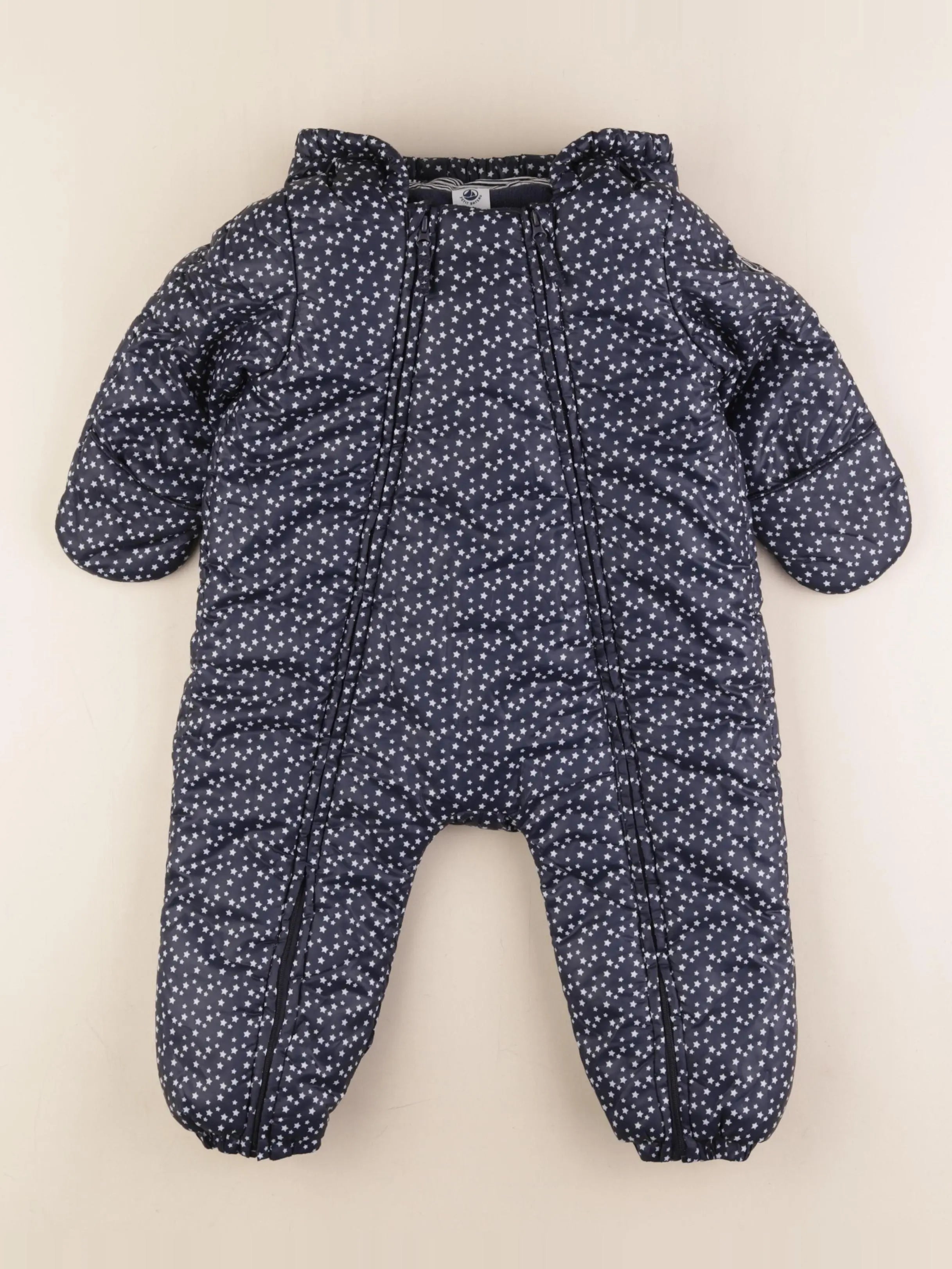 Petit Bateau - combi-pilote bleu - 18 mois