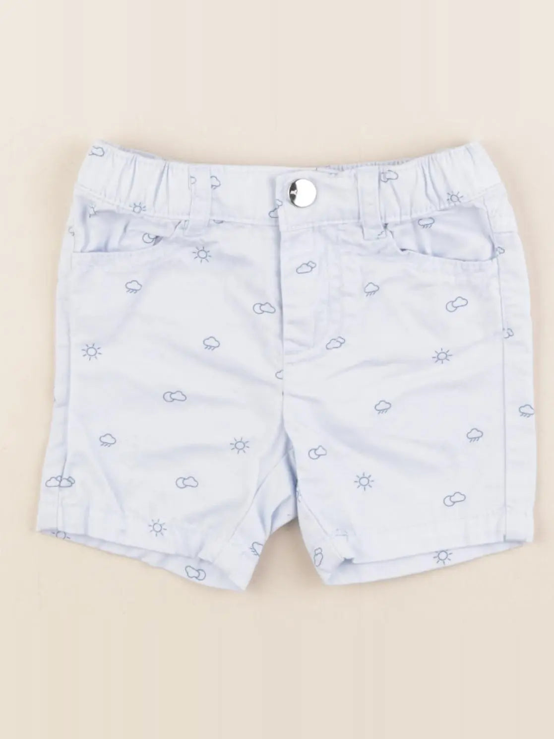 Jacadi - short bleu - 6 mois