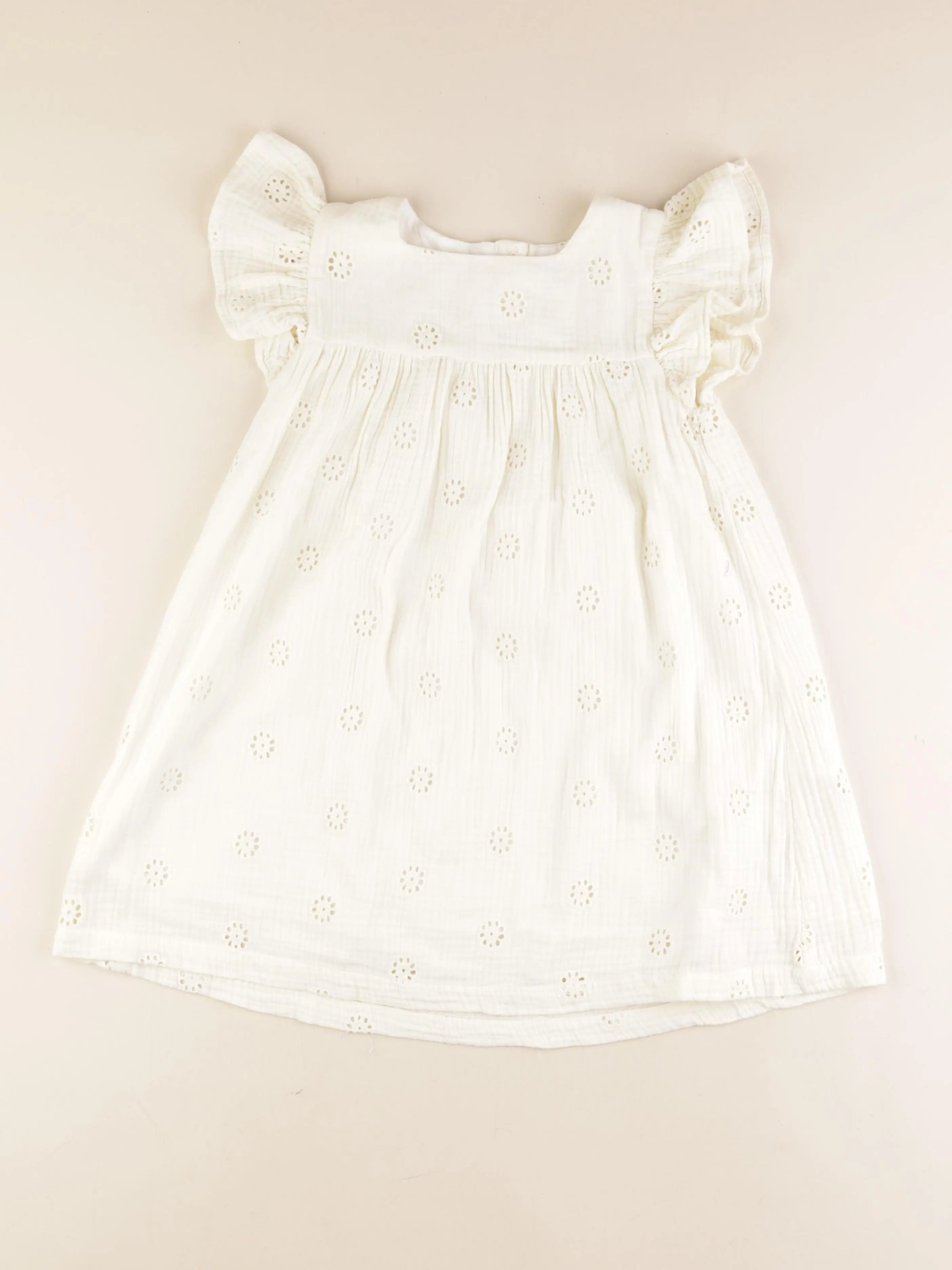 Vertbaudet - robe blanc - 8 ans