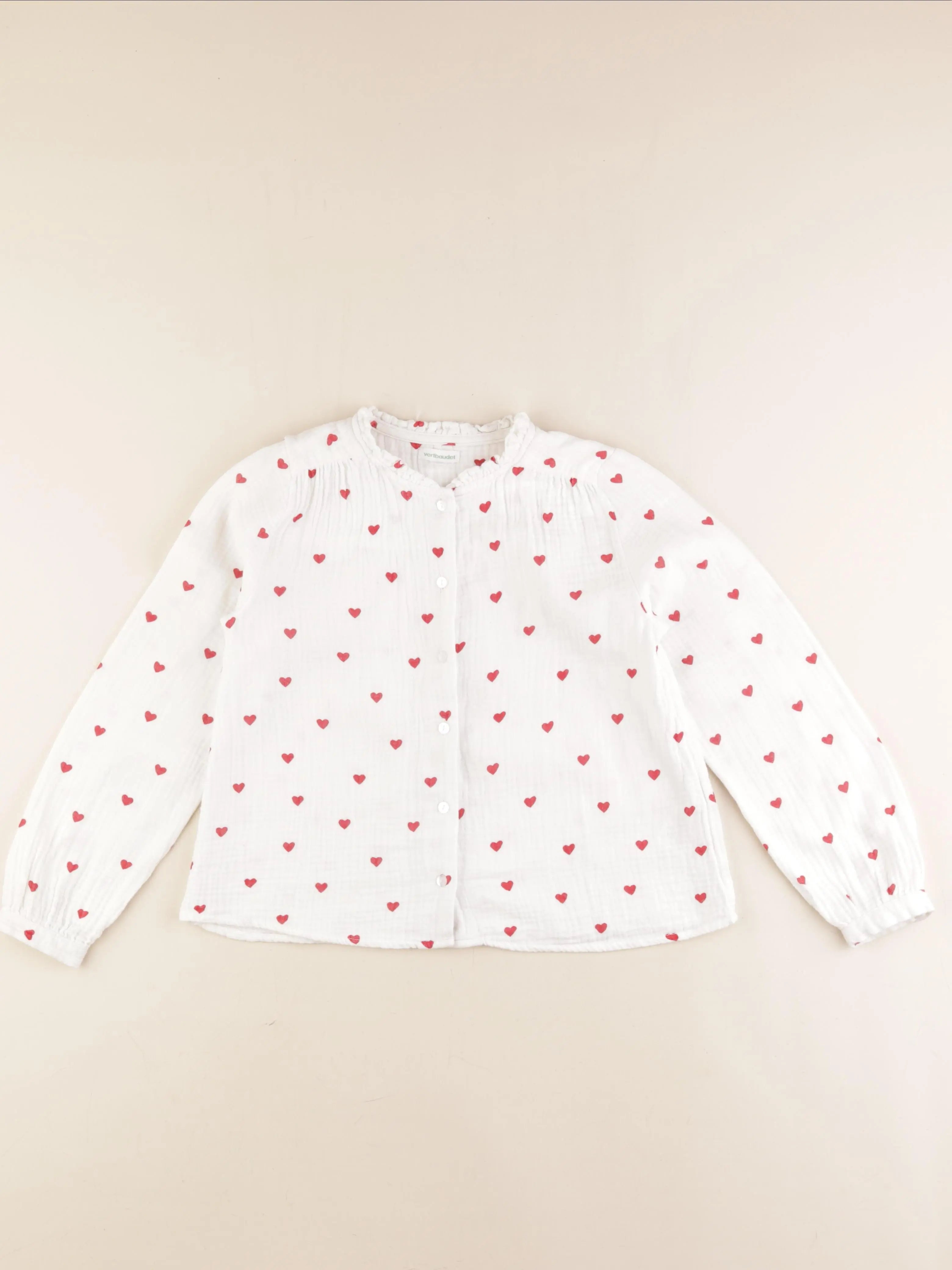 Vertbaudet - blouse blanc - 8 ans